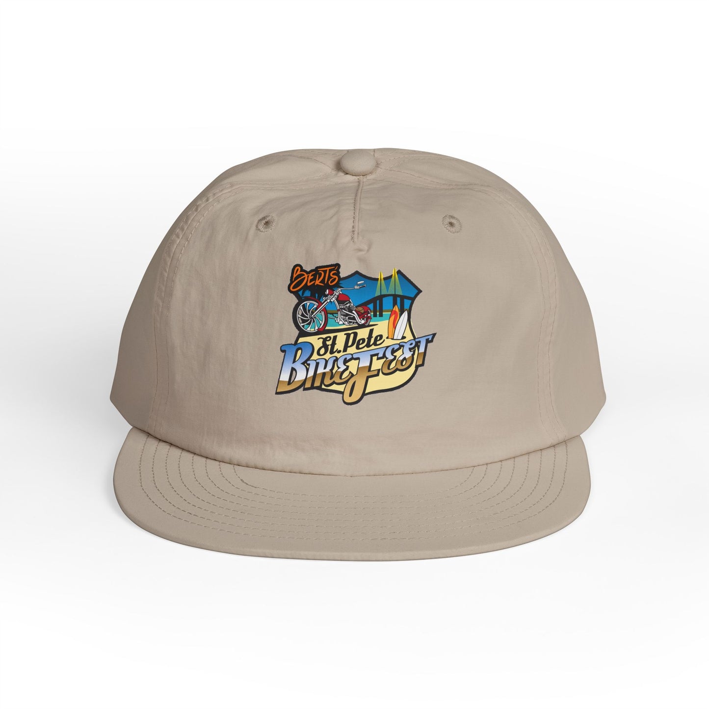St Pete Fl Bike Fest Surf Cap for Beach Lovers | Adjustable Sun Hat | Summer Vacation Essential, Surfing Gift, Beach Party Gear, Relaxed Style, Outdoor Adventure