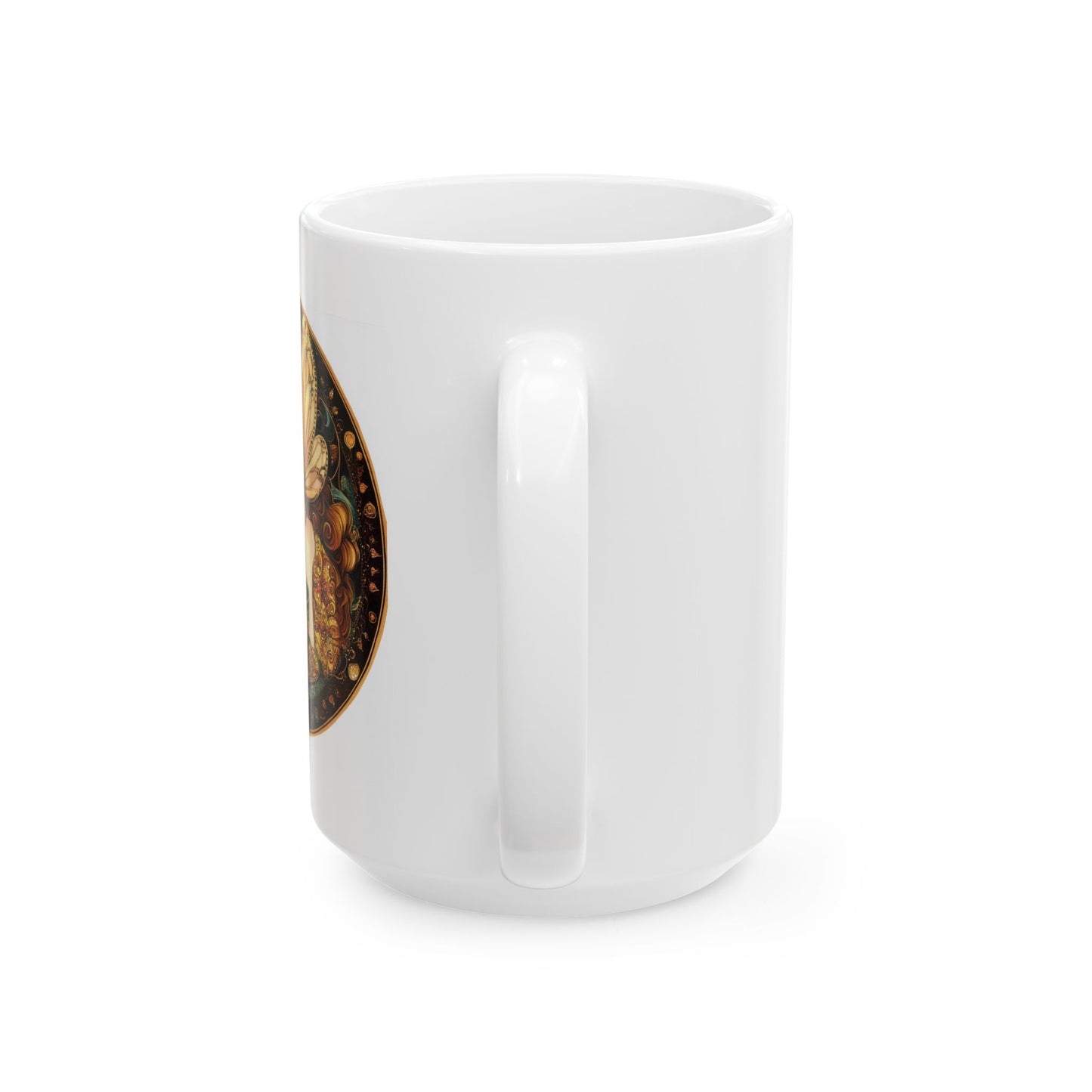 Whimsical Nature-Inspired Ceramic Mug