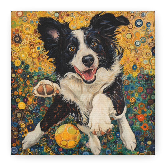 Border Collie Canvas Art - Colorful Home Decor, Wall Art, Pet Lover Gift, Dog Owner Decor, Animal Lover Wall Art