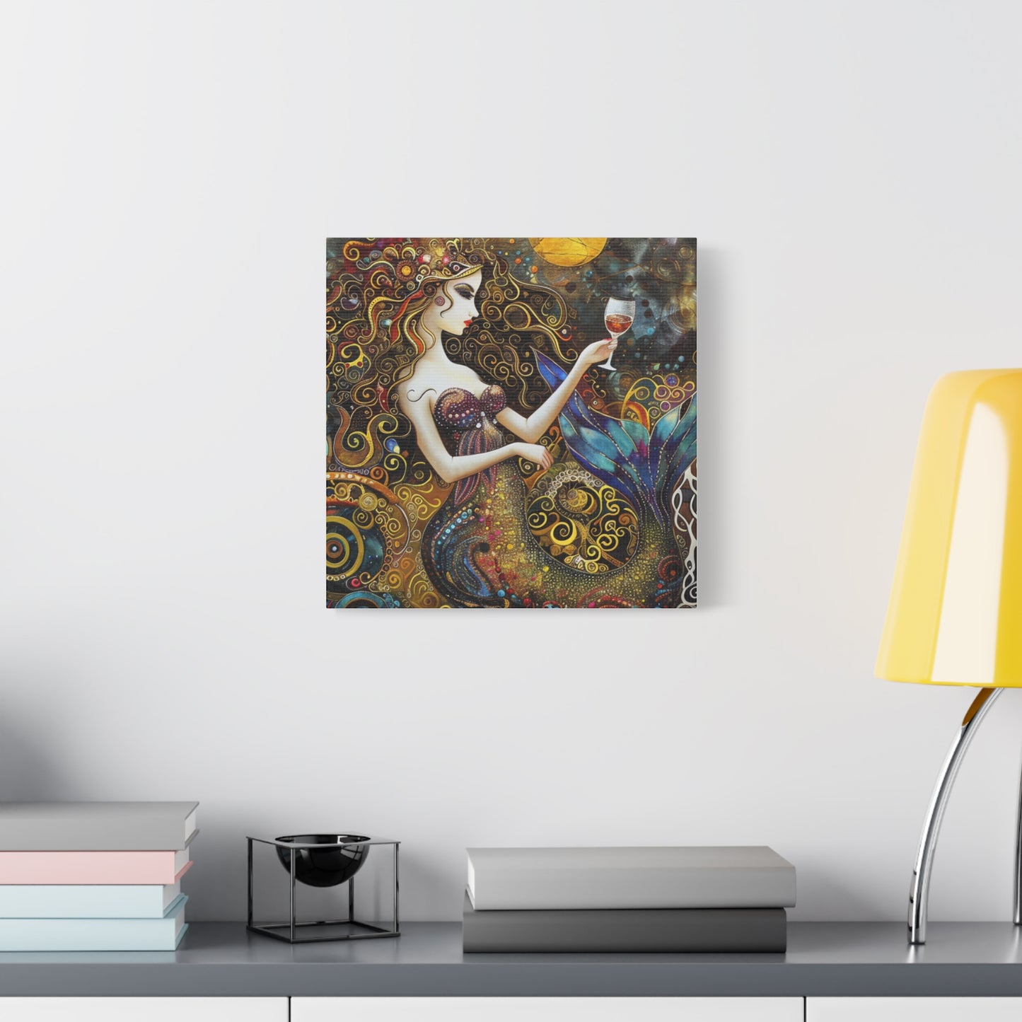 Whimsical Mermaid Art Canvas