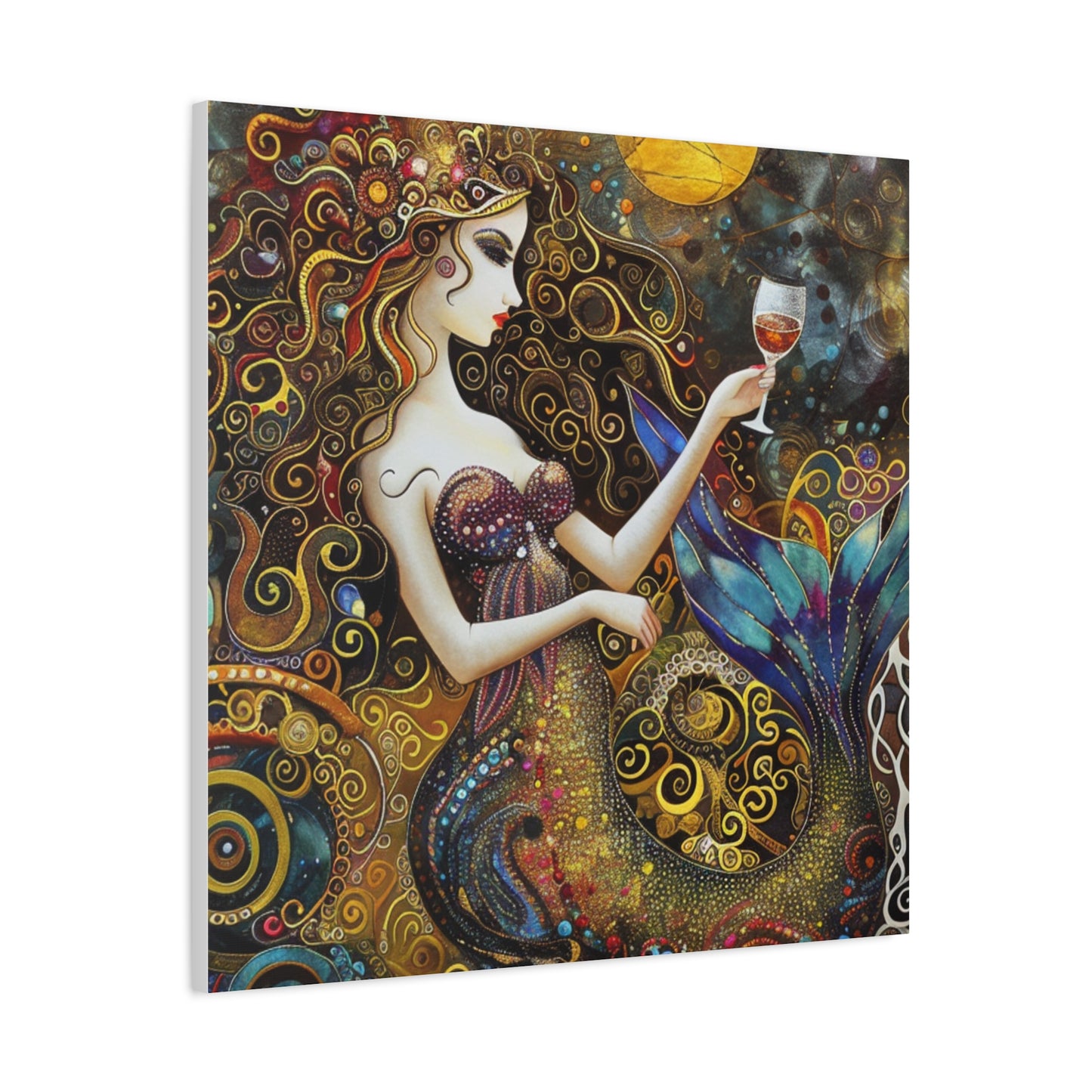 Whimsical Mermaid Art Canvas