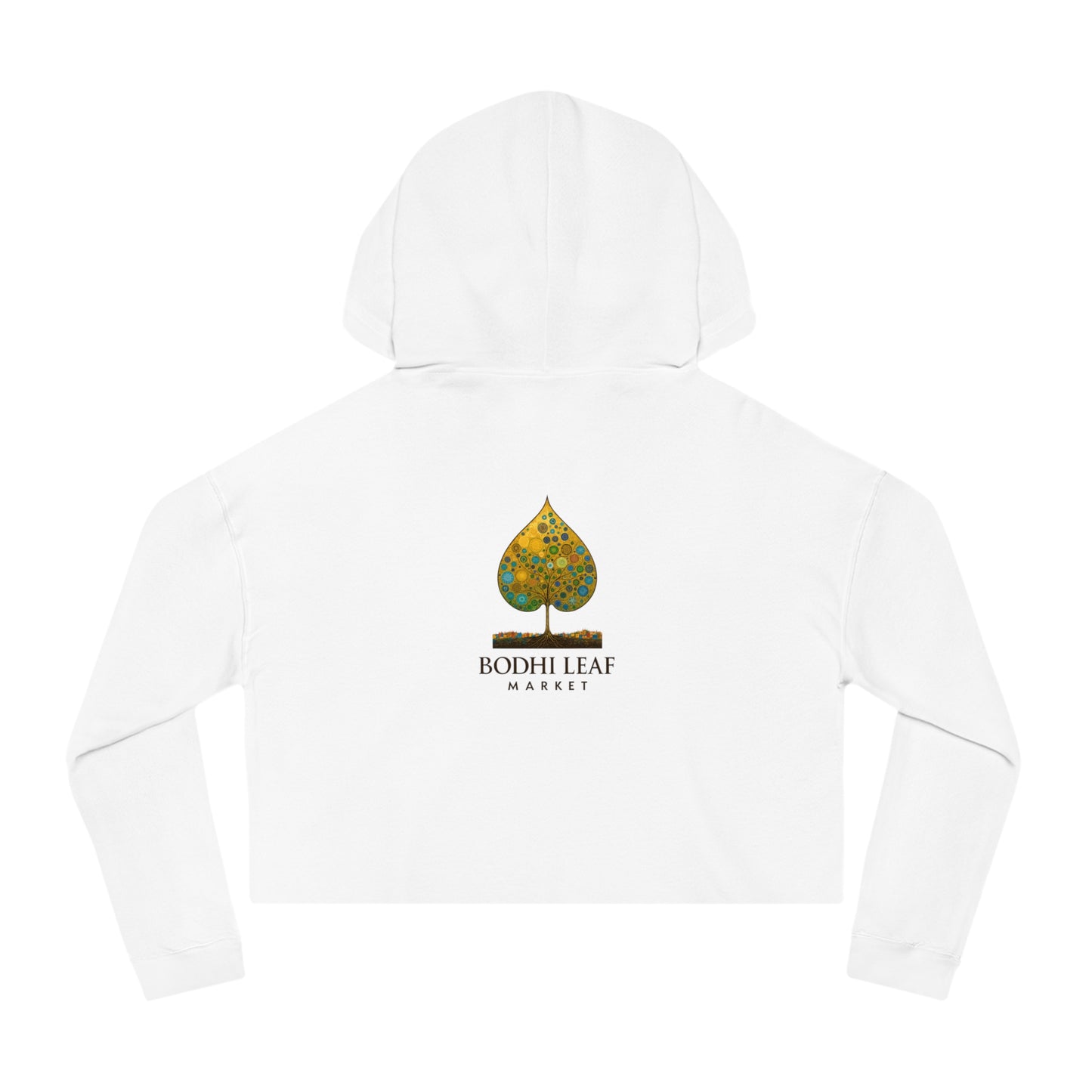 Bodhi Leaf Market Cropped Hoodie