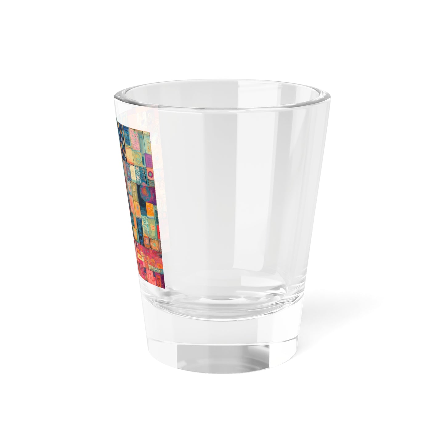 Happy New Year 2026 Tequila Bottle Mosaic Shot Glass | 1.5oz