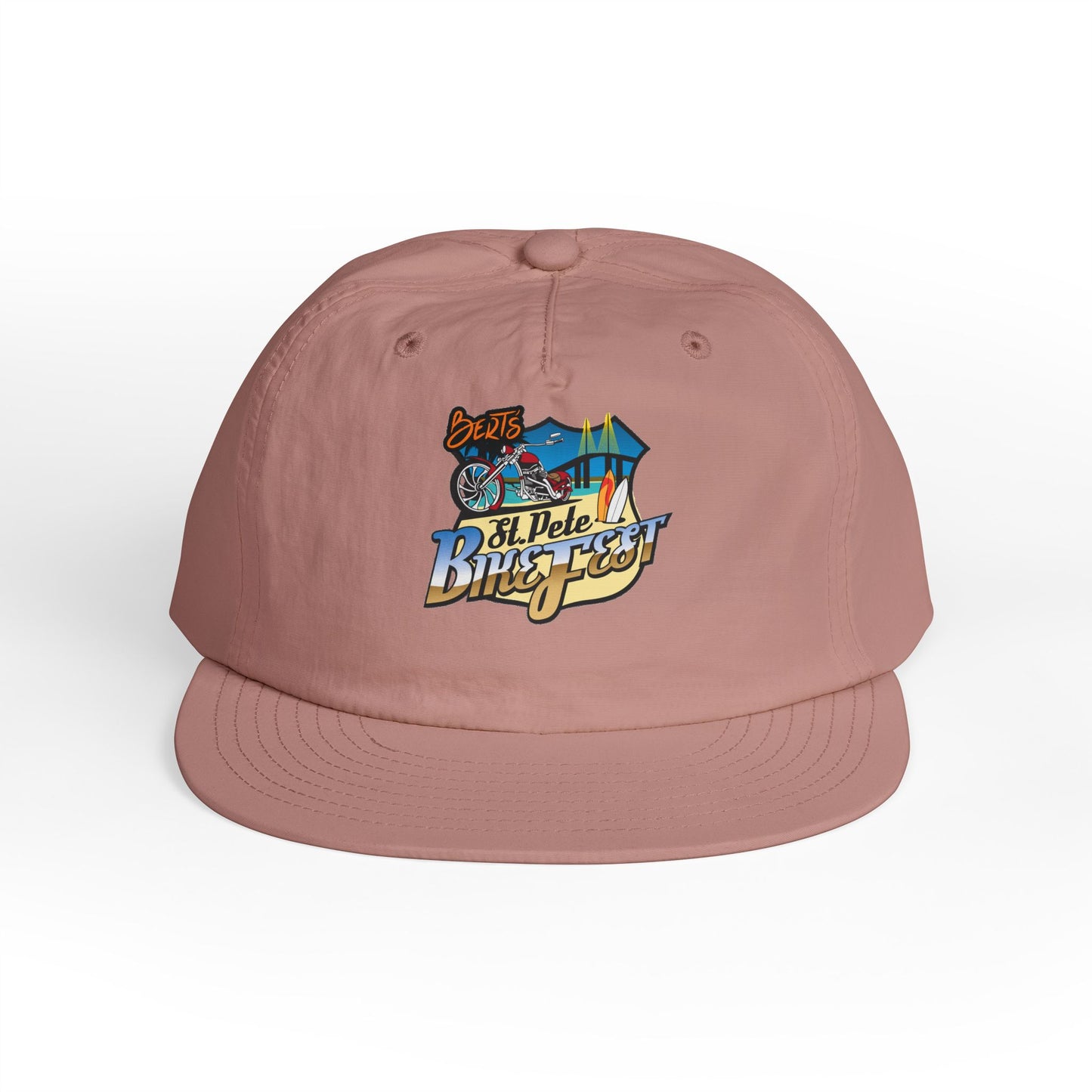 St Pete Fl Bike Fest Surf Cap for Beach Lovers | Adjustable Sun Hat | Summer Vacation Essential, Surfing Gift, Beach Party Gear, Relaxed Style, Outdoor Adventure