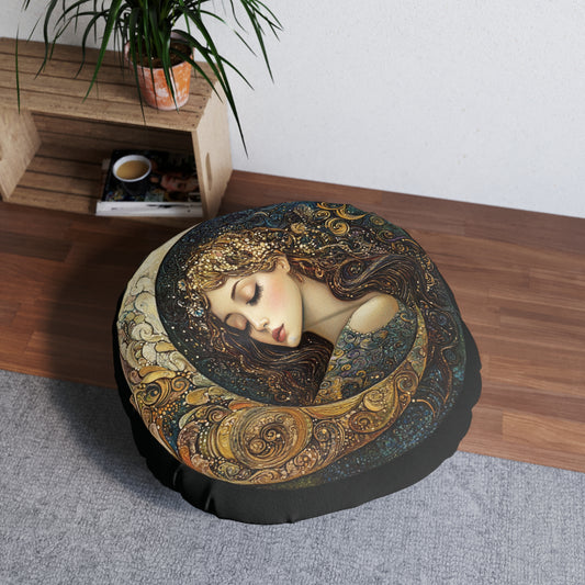 Bohemian Moon Tufted Floor Pillow, Round Cushion for Home Decor, Cozy Seating for Living Room, Boho Style Accent Pillow, Perfect Gift [...]
