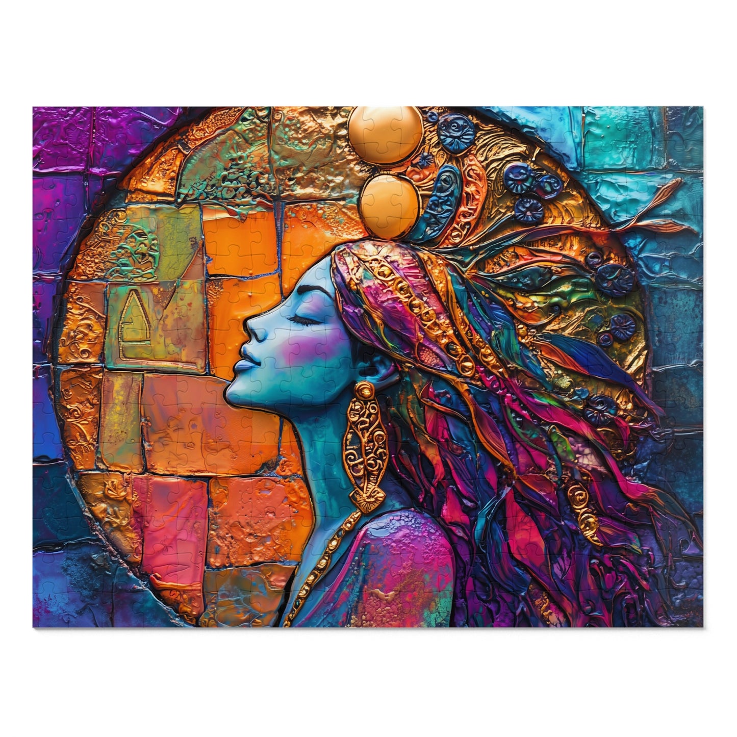 Bohemian Goddess Artwork Jigsaw Puzzle