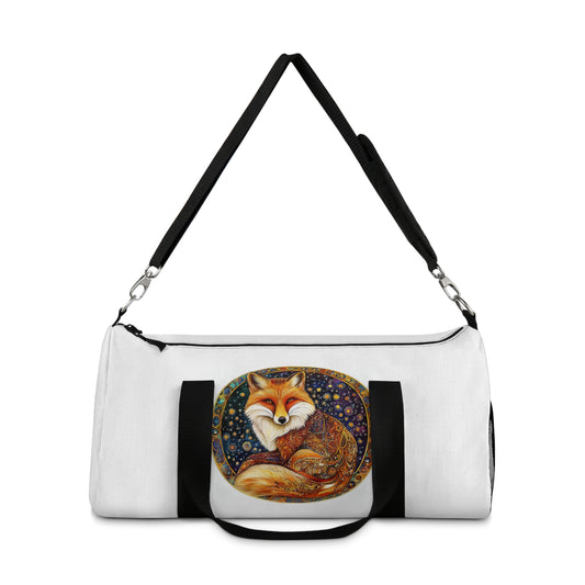 Fox Art Duffel Bag - Perfect for Travel, Gym, Sports, and Animal Lovers, Whimsical Design, Great Gift Idea