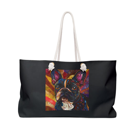 French Bulldog Weekender Bag | Perfect for Travel, Pet Lovers, Beach Days, Gym, Gifts