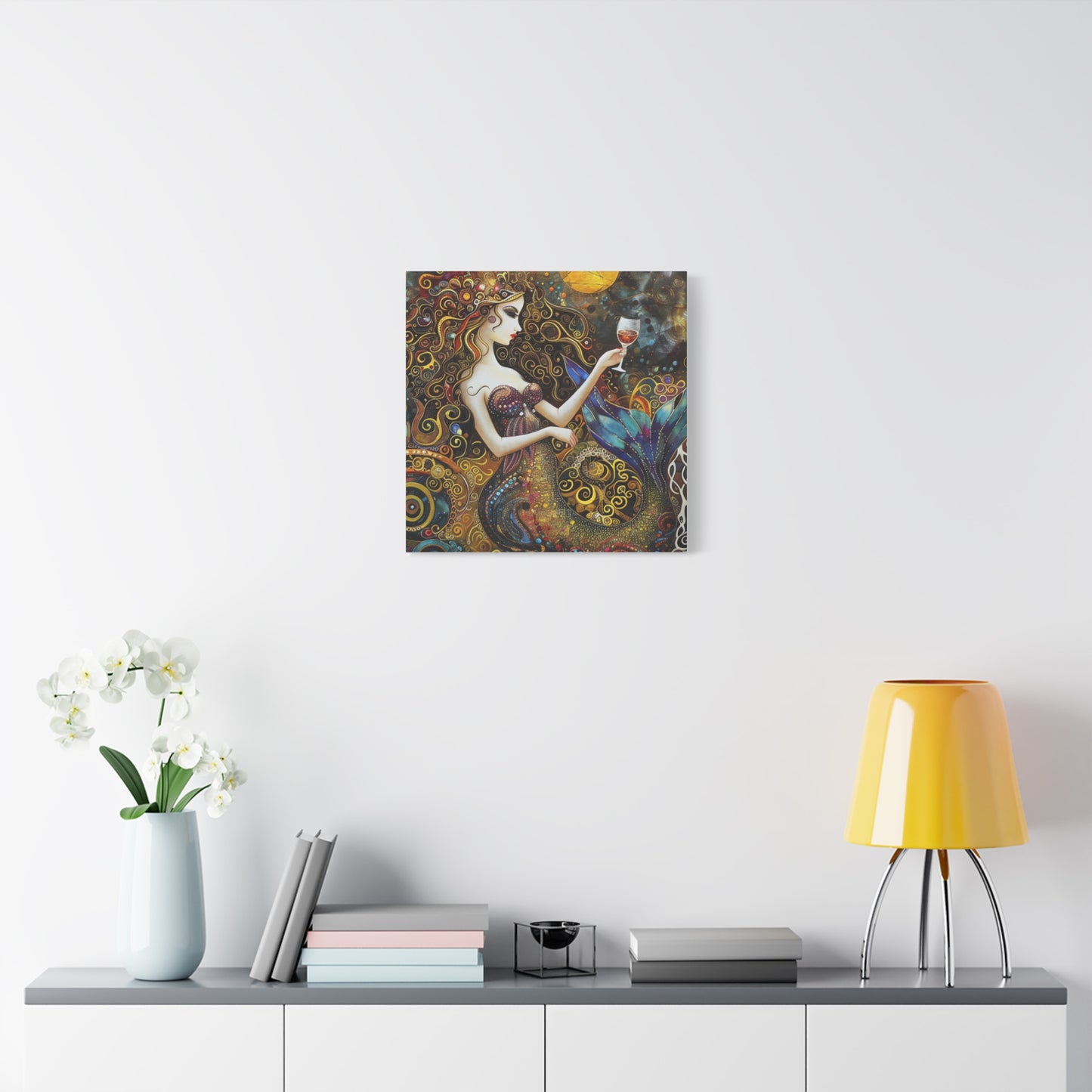 Whimsical Mermaid Art Canvas