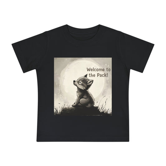 Welcome to the Pack Baby T-Shirt, Cute Animal Tee, Baby Shower Gift, Toddler Graphic Shirt, Newborn Clothing, Kids Gift