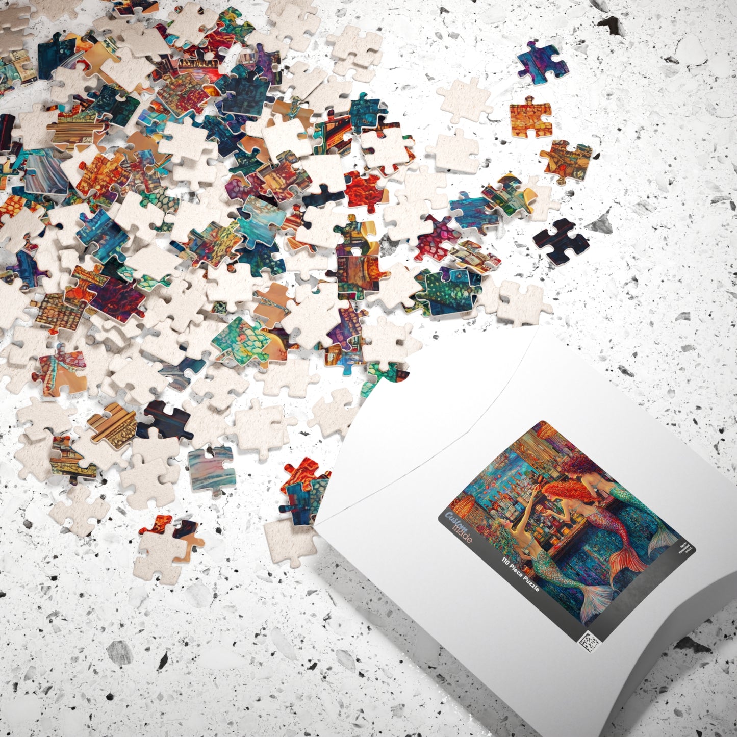 Mermaid Bar Gift Scene Puzzle Ocean Fantasy Jigsaw