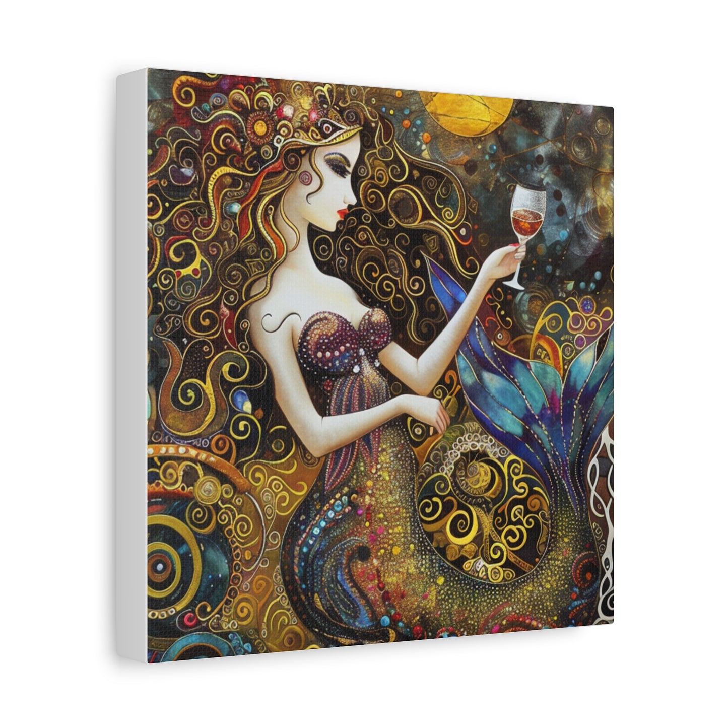 Whimsical Mermaid Art Canvas
