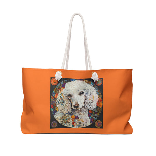 Stylish Dog Lover Weekender Bag - Perfect for Travel, Beach, Gym, Gifts for Pet Owners, Unique Dog Art