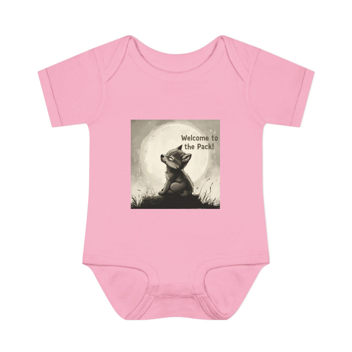 Welcome to the Wolf Pack Baby Bodysuit, Cute Infant Outfit, Animal Lover Gift, Newborn Apparel, Baby Shower Gift