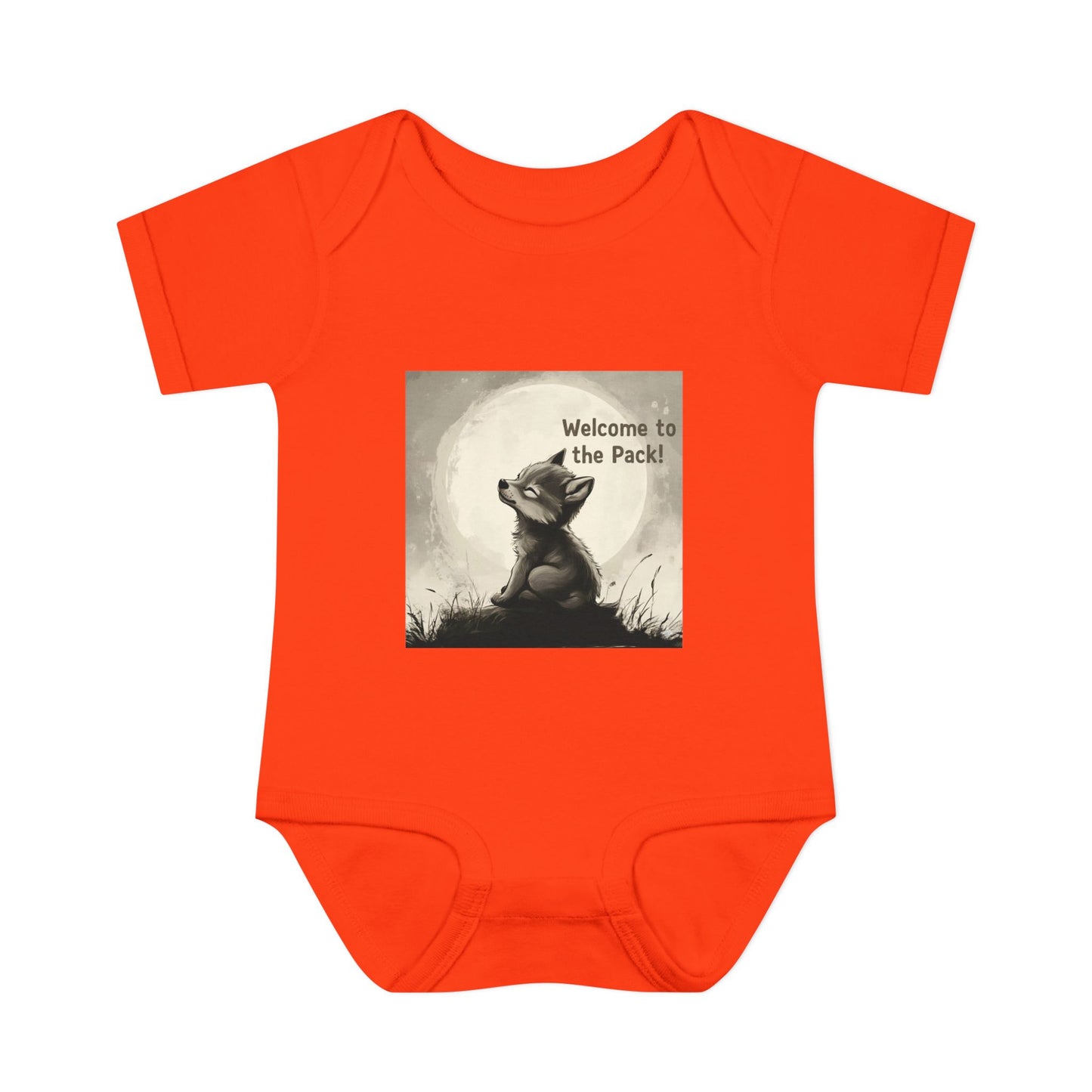 Welcome to the Wolf Pack Baby Bodysuit, Cute Infant Outfit, Animal Lover Gift, Newborn Apparel, Baby Shower Gift