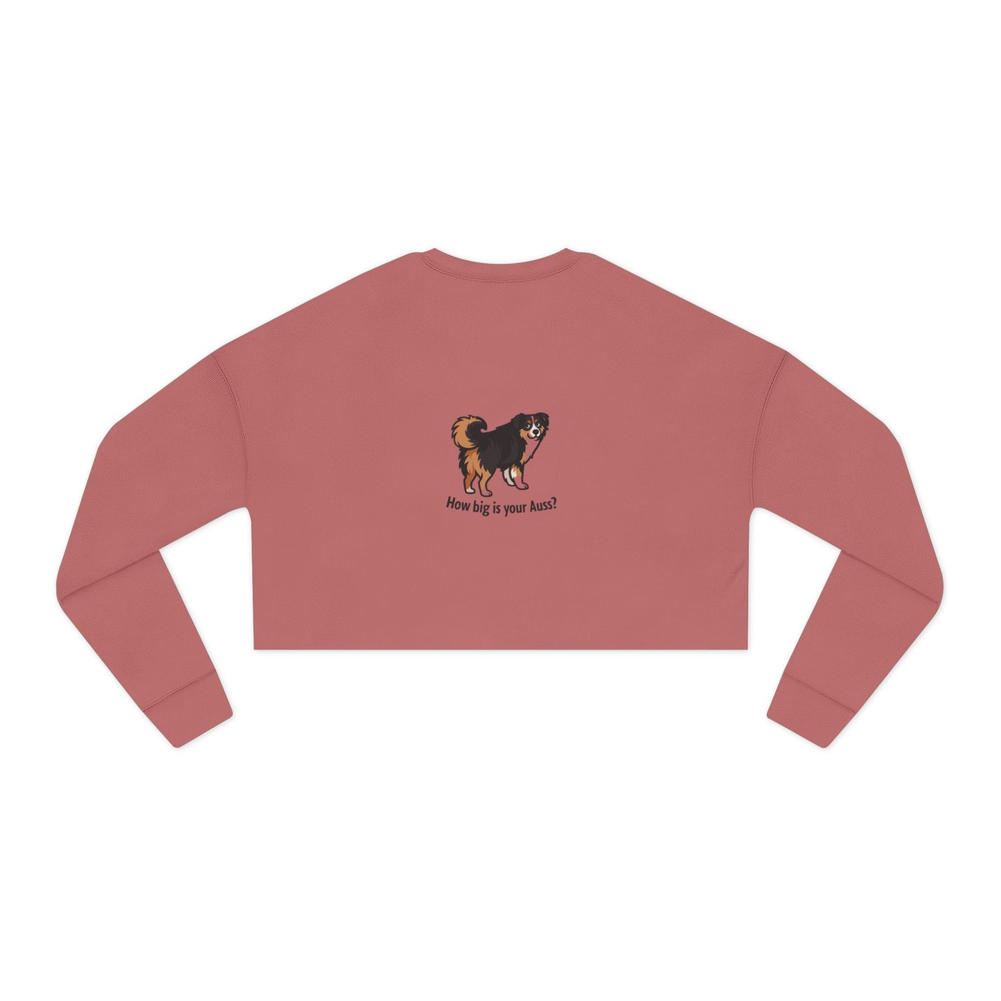 Big Auss Aussies Cropped Sweatshirt