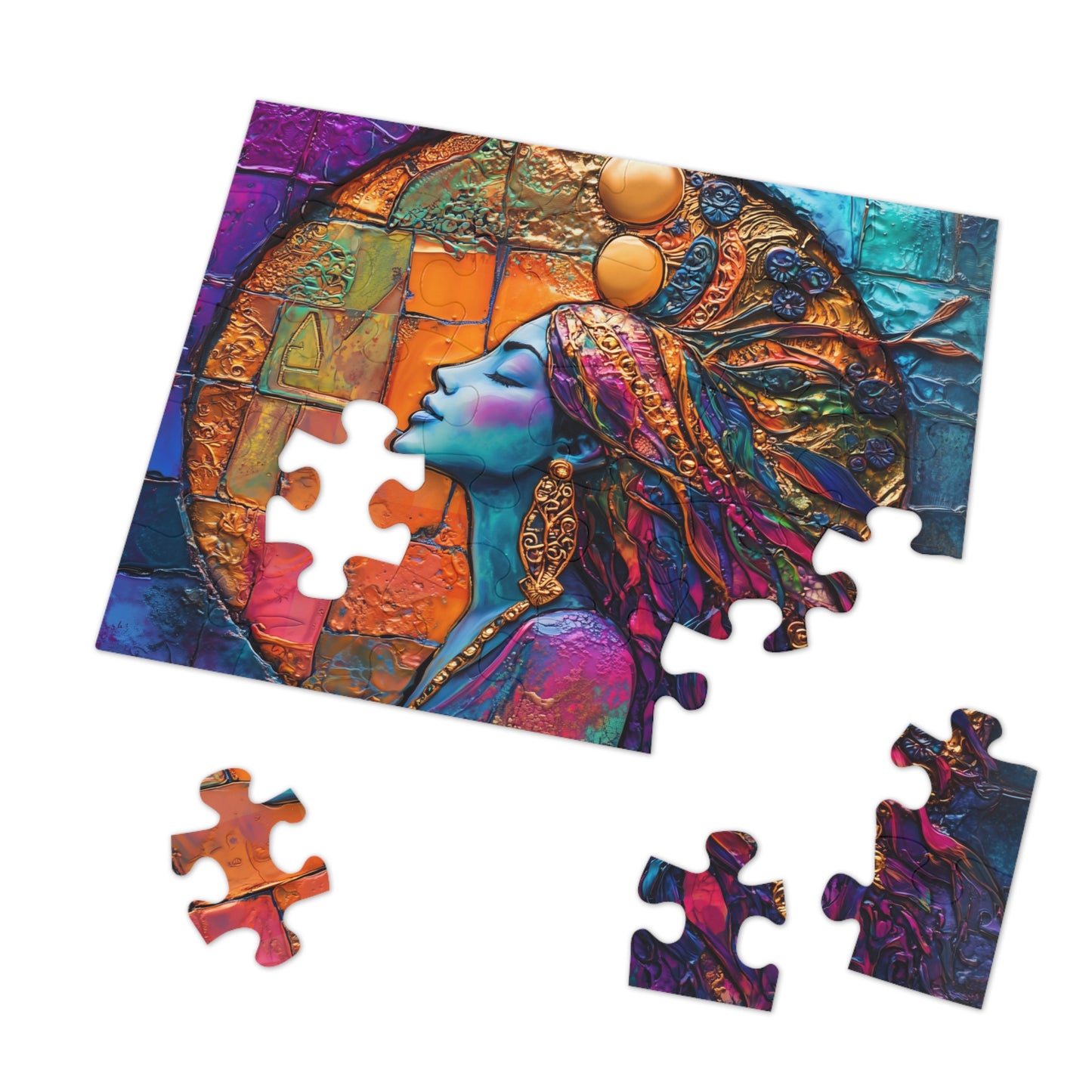 Bohemian Goddess Artwork Jigsaw Puzzle