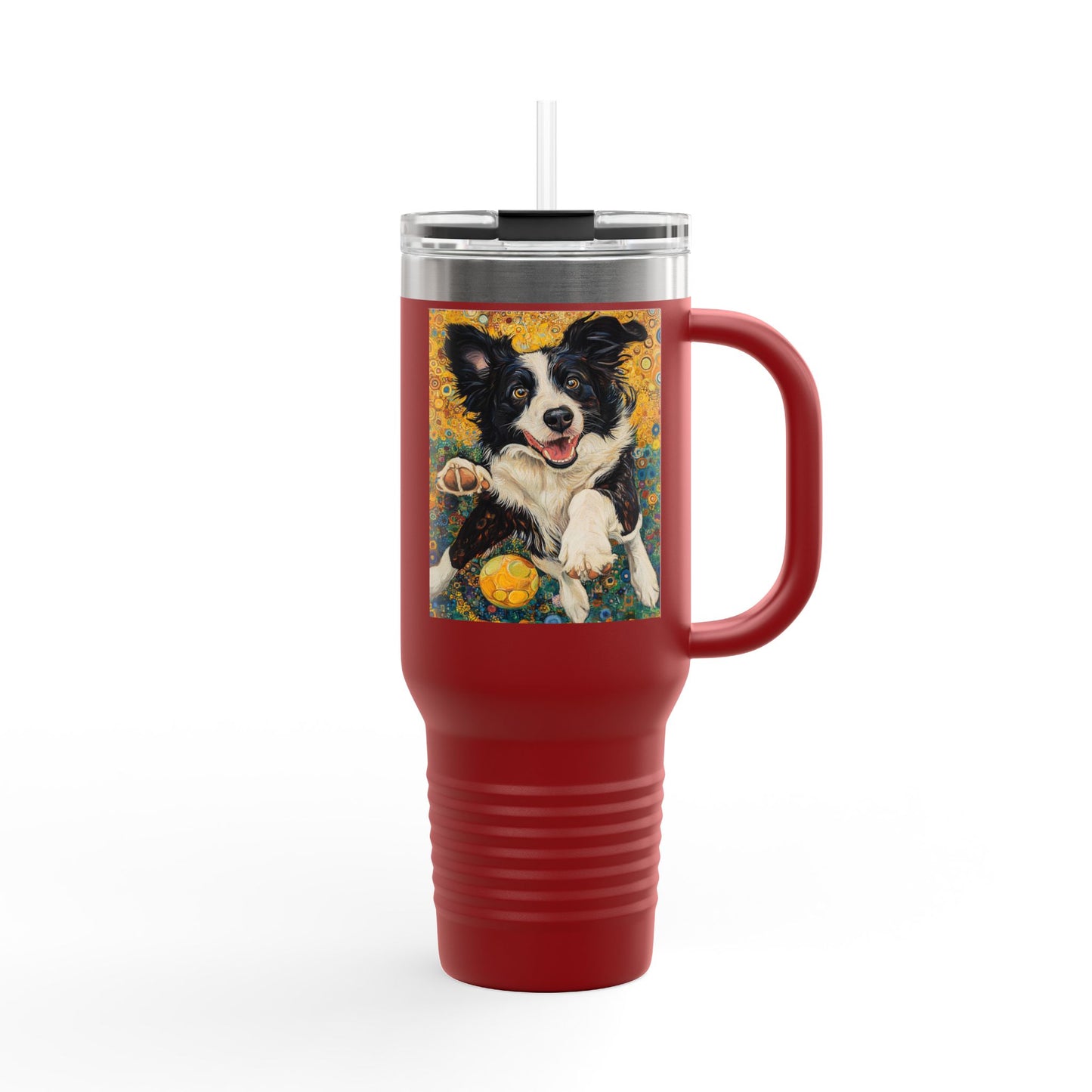 Border Collie Insulated Travel Mug | Perfect Gift for Pet Lovers, 40oz Drink Tumbler, Outdoor Adventure Cup, Birthday Present, [...]