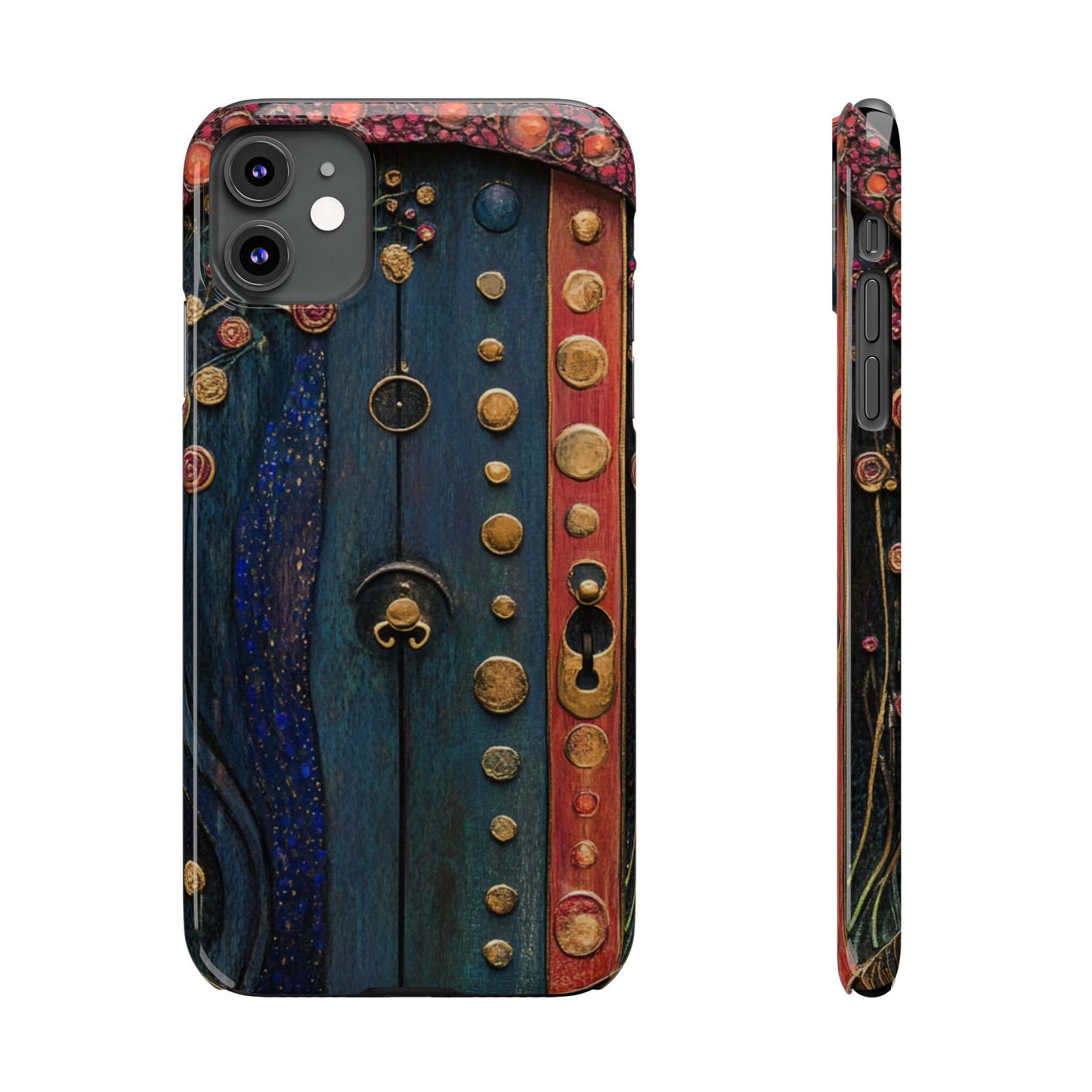 Fairy Door Artistic Slim Phone Cases, Unique Phone Cover, Gift for Art Lovers, Decorative Case, Phone Accessory