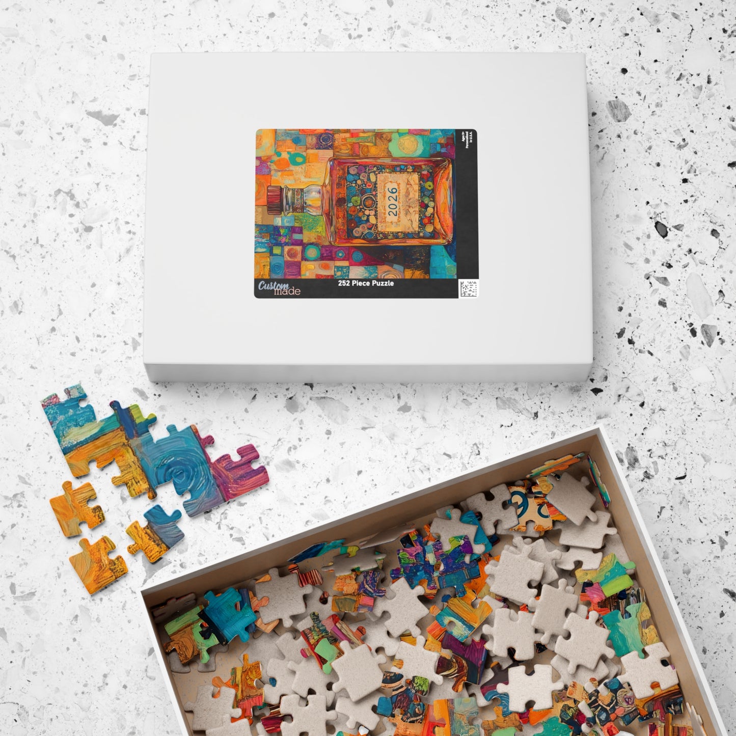 Happy New Year 2026 Tequila Bottle Puzzle