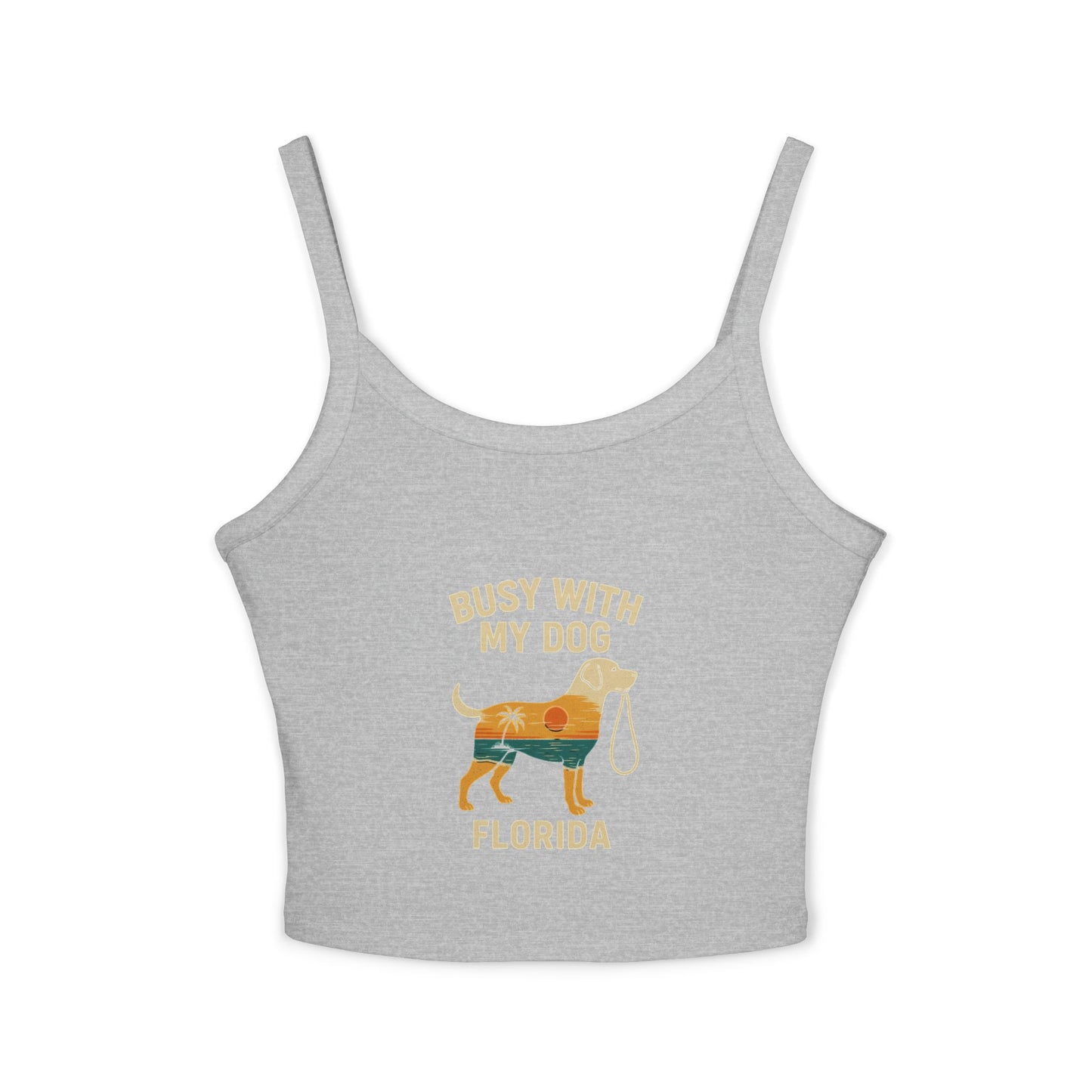 Florida 'Busy With My Dog' Women's Spaghetti Strap Tank