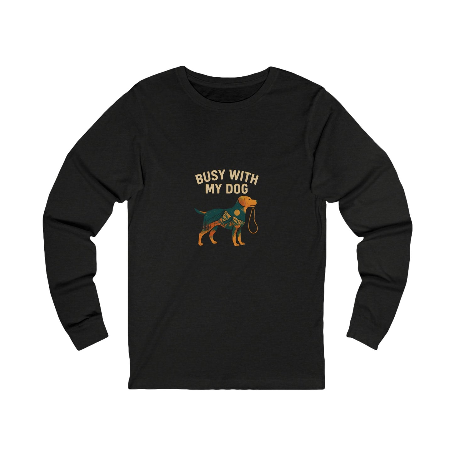Busy With My Dog Long Sleeve Tee