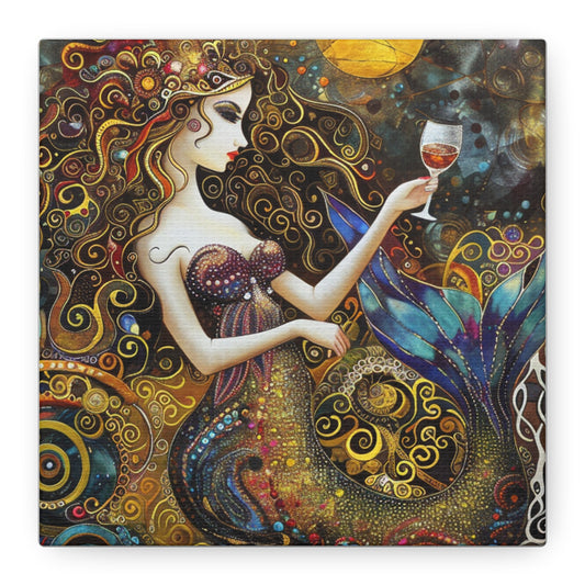 Whimsical Mermaid Art Canvas