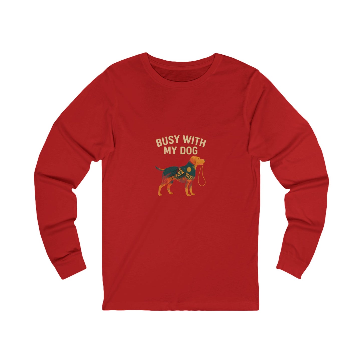 Busy With My Dog Long Sleeve Tee