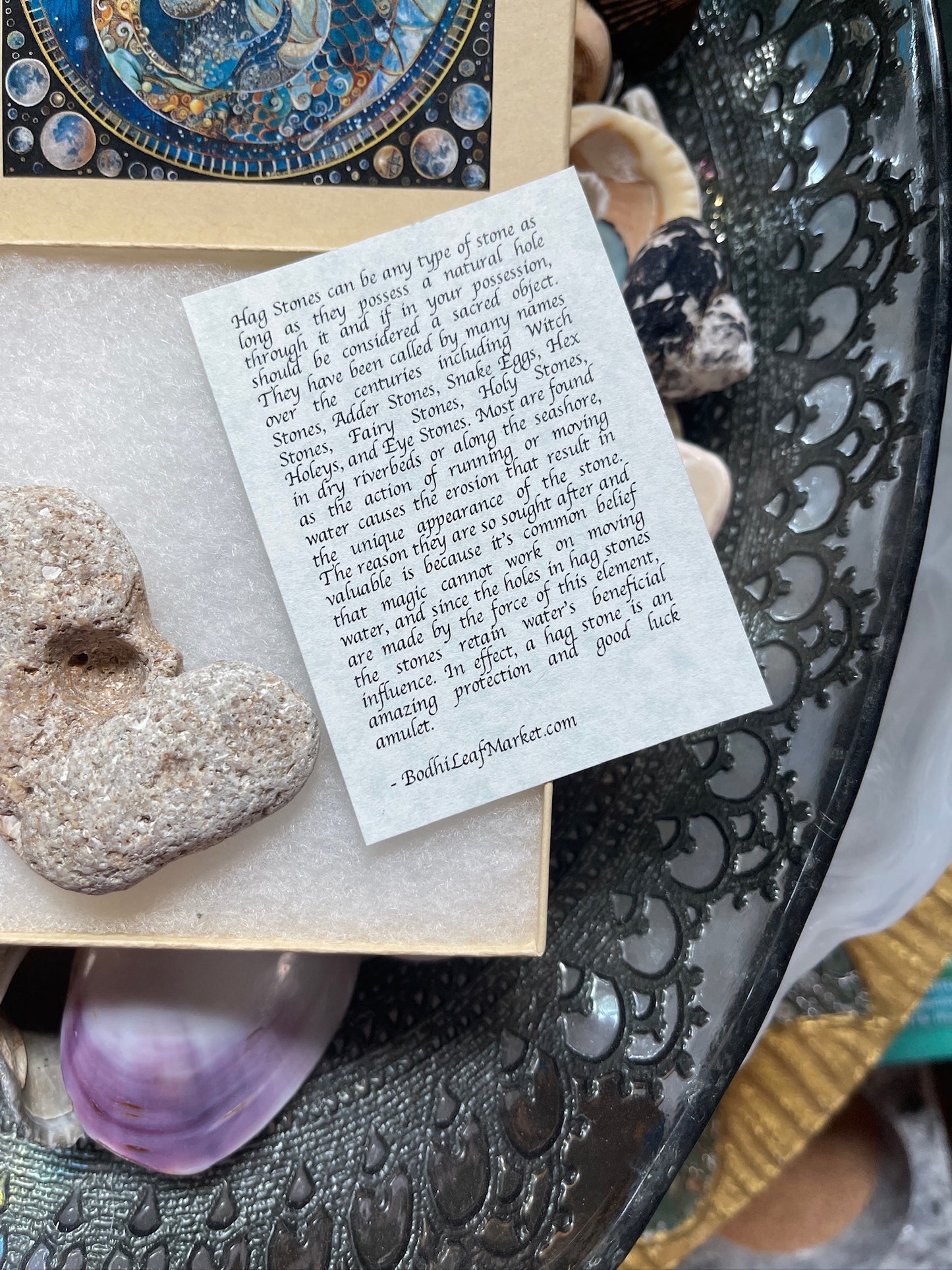 Moonchanted Mermaid Gift Box with SW Florida Beach Stone