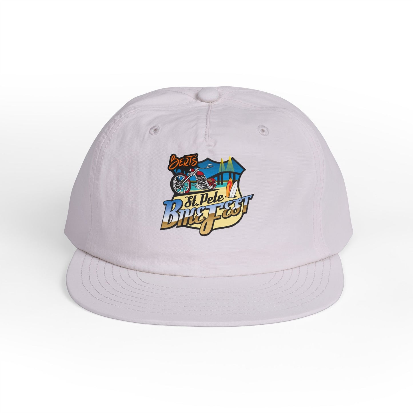 St Pete Fl Bike Fest Surf Cap for Beach Lovers | Adjustable Sun Hat | Summer Vacation Essential, Surfing Gift, Beach Party Gear, Relaxed Style, Outdoor Adventure