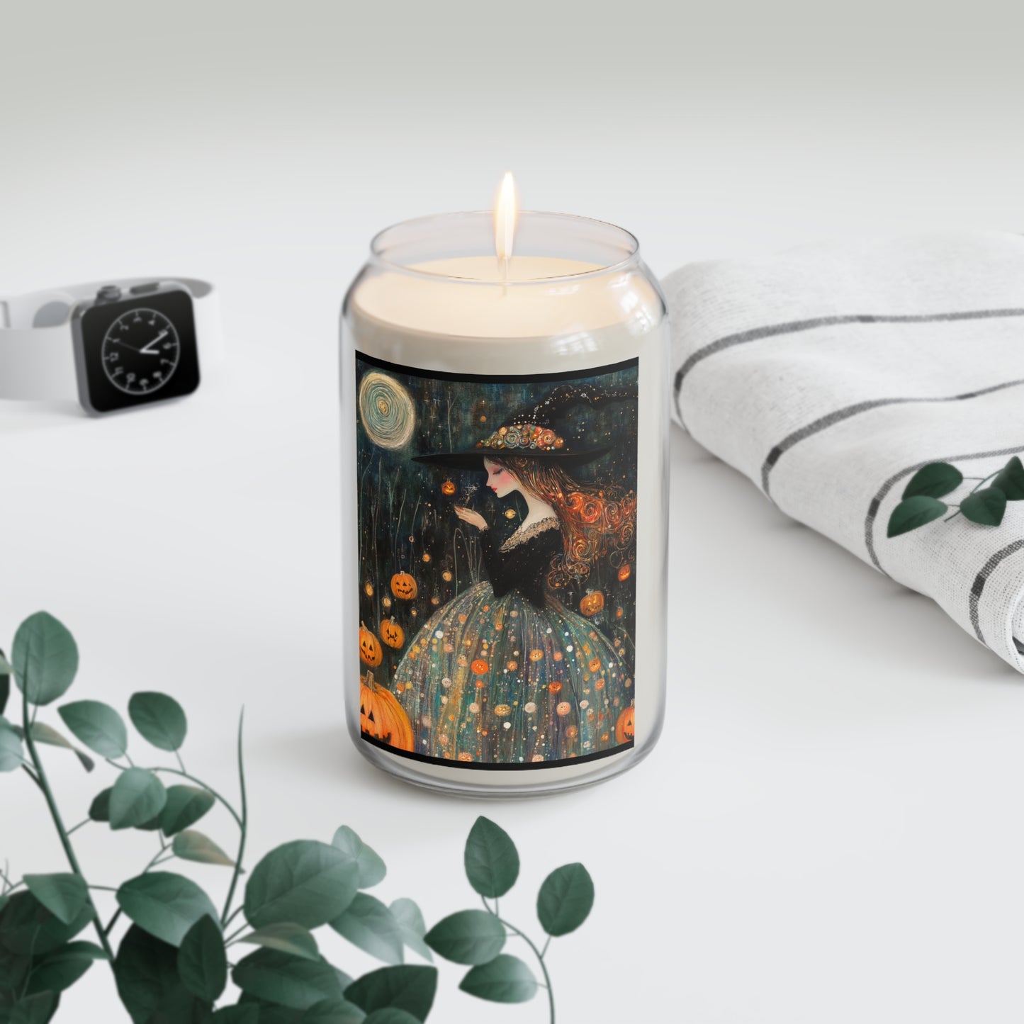 Enchanting Witch Scented Soy Candle | Home Decor, Seasonal Gift, Relaxation, Halloween Decor, Cozy Ambiance