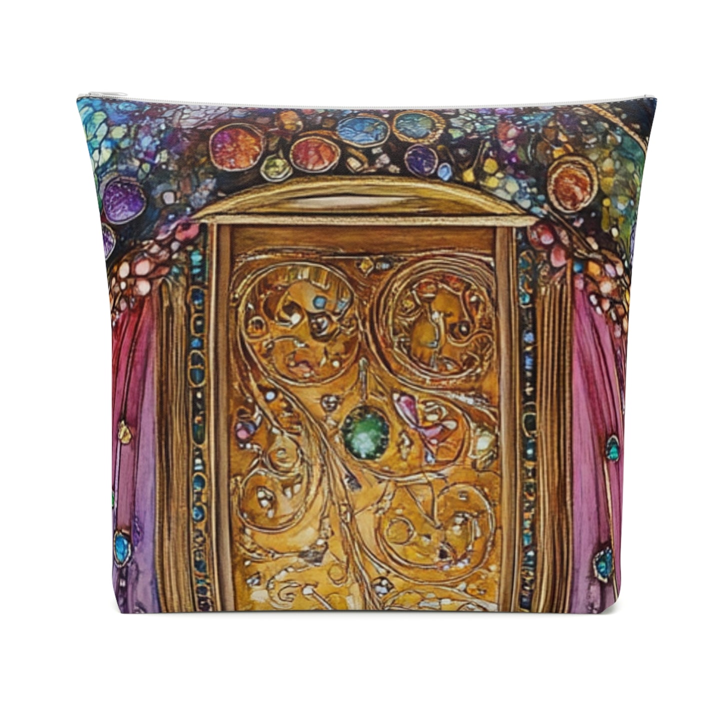 Fairy Door Cosmetic Bag with Enchanted Door Design, Makeup Organizer, Travel Pouch, Gift for Her, Magical Cosmetics Bag