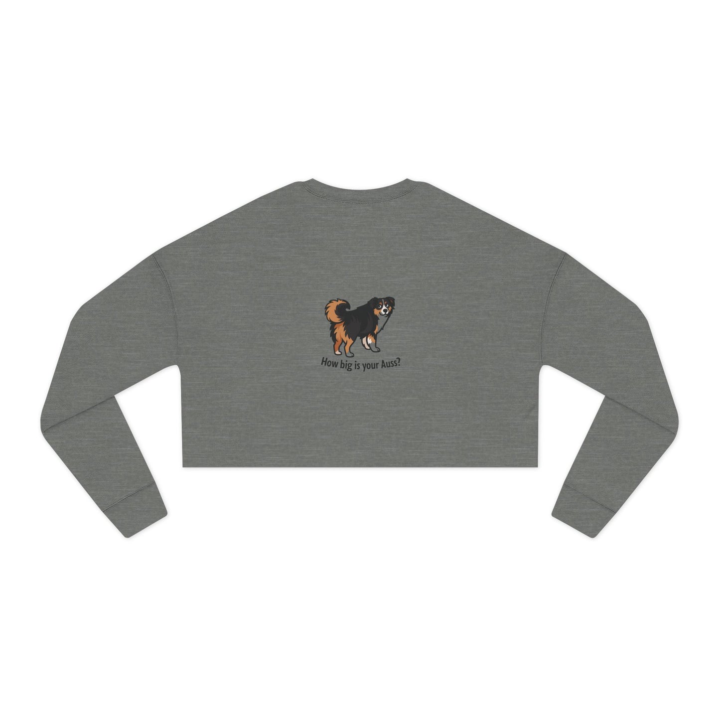 Big Auss Aussies Cropped Sweatshirt
