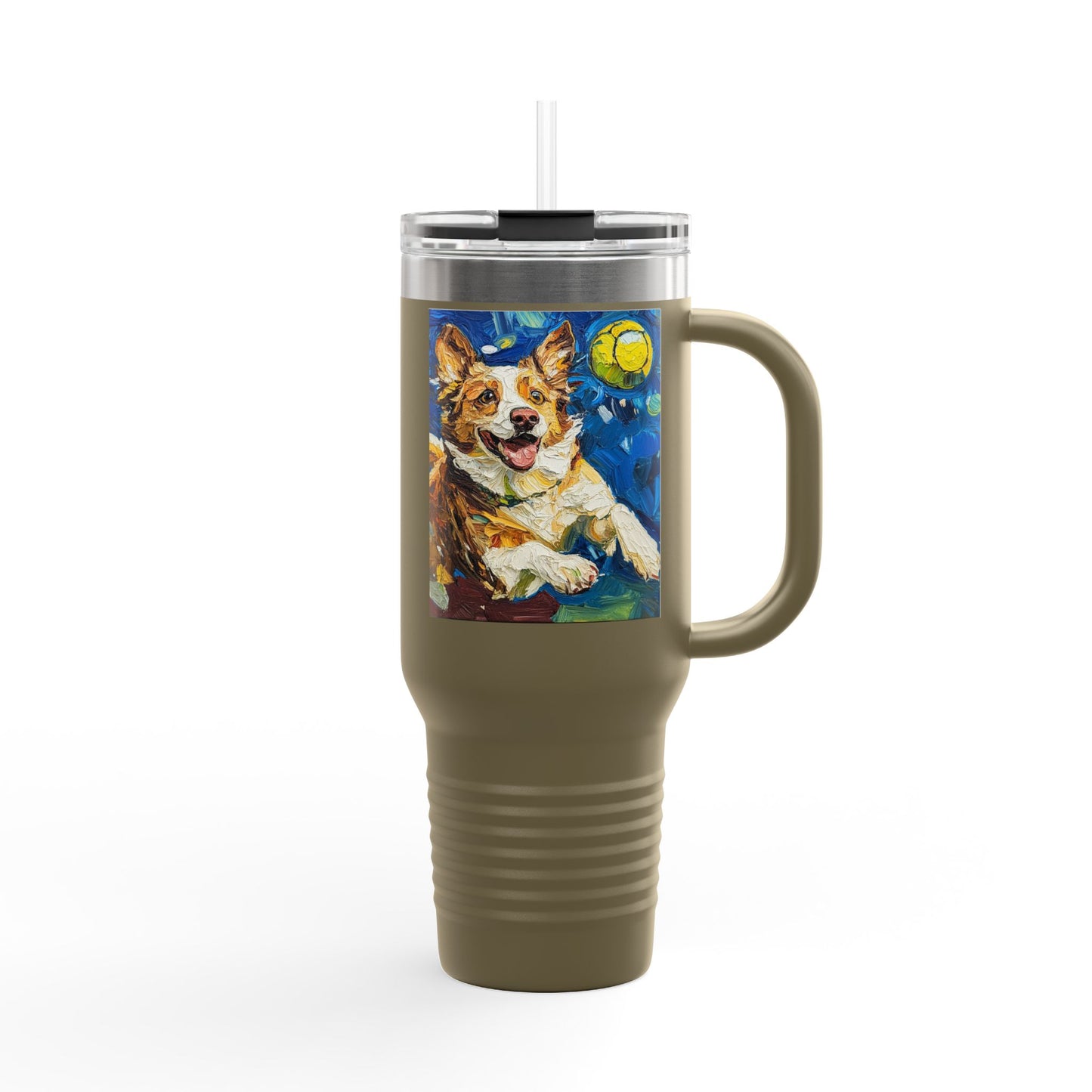 Australian Shepherd Lover's Insulated Travel Mug | 40oz | Perfect for Dog Owners | Unique Gifts | On-the-Go Drinkware