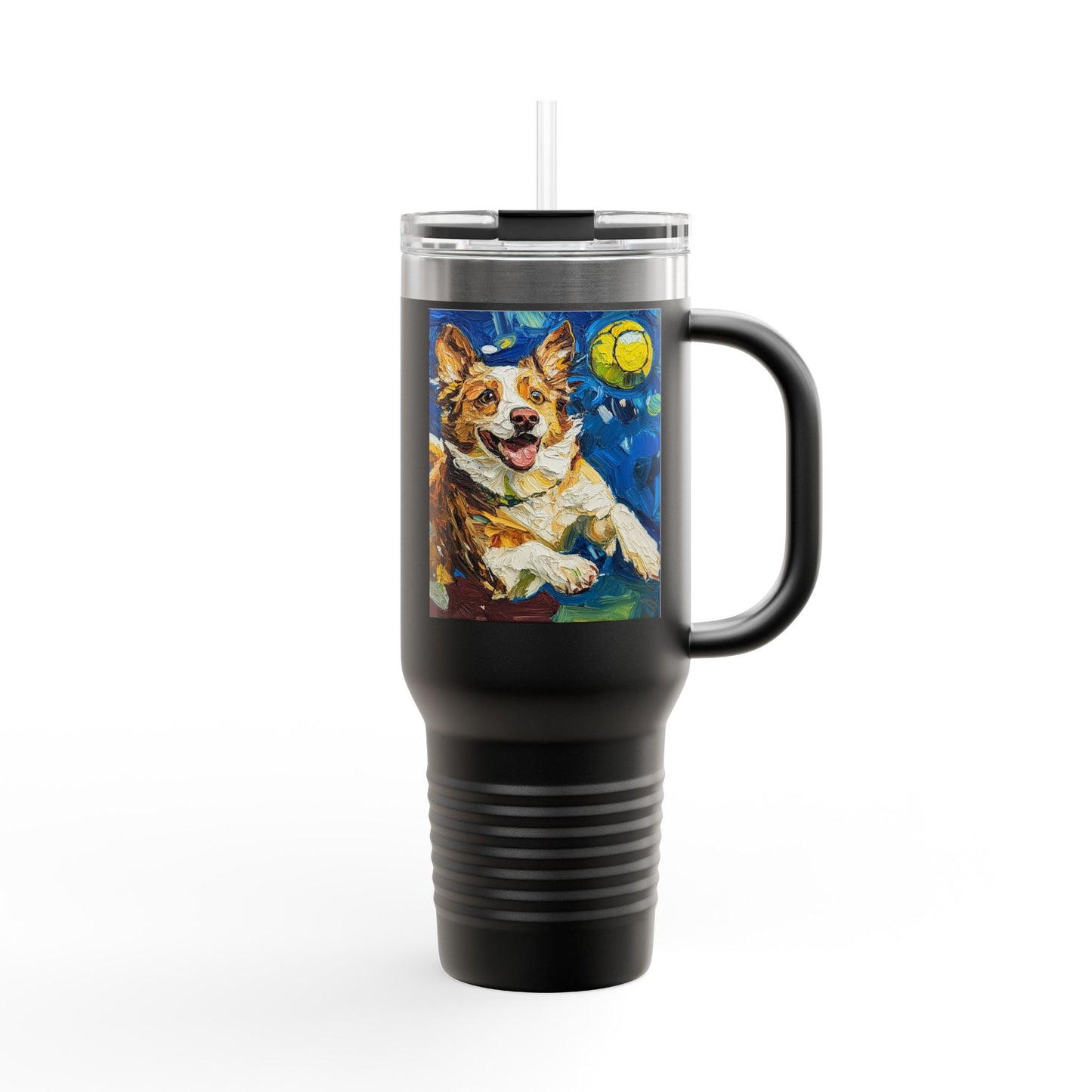 Australian Shepherd Lover's Insulated Travel Mug | 40oz | Perfect for Dog Owners | Unique Gifts | On-the-Go Drinkware