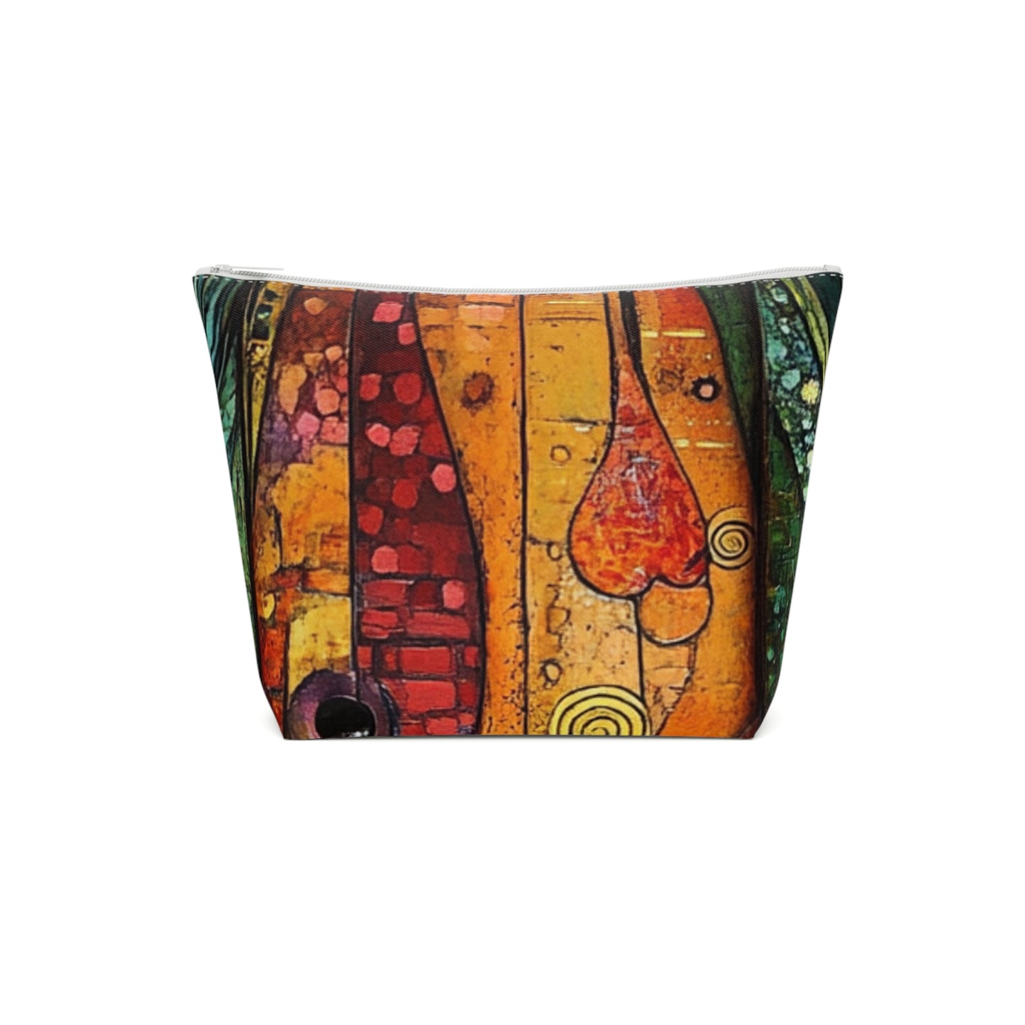 Fairy Door Artistic Cotton Cosmetic Bag - Unique Makeup Pouch, Gift for Her, Travel Organizer, Bohemian Style, Everyday Essentials