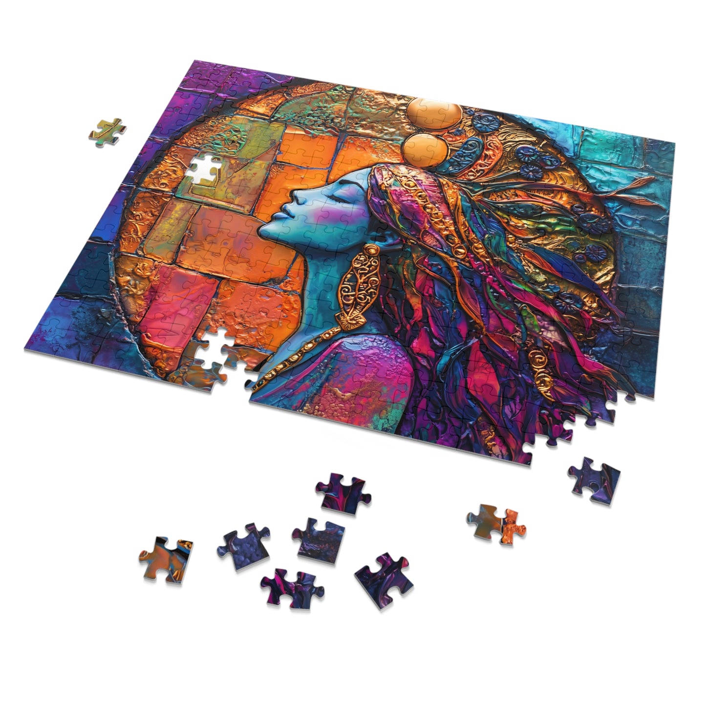 Bohemian Goddess Artwork Jigsaw Puzzle