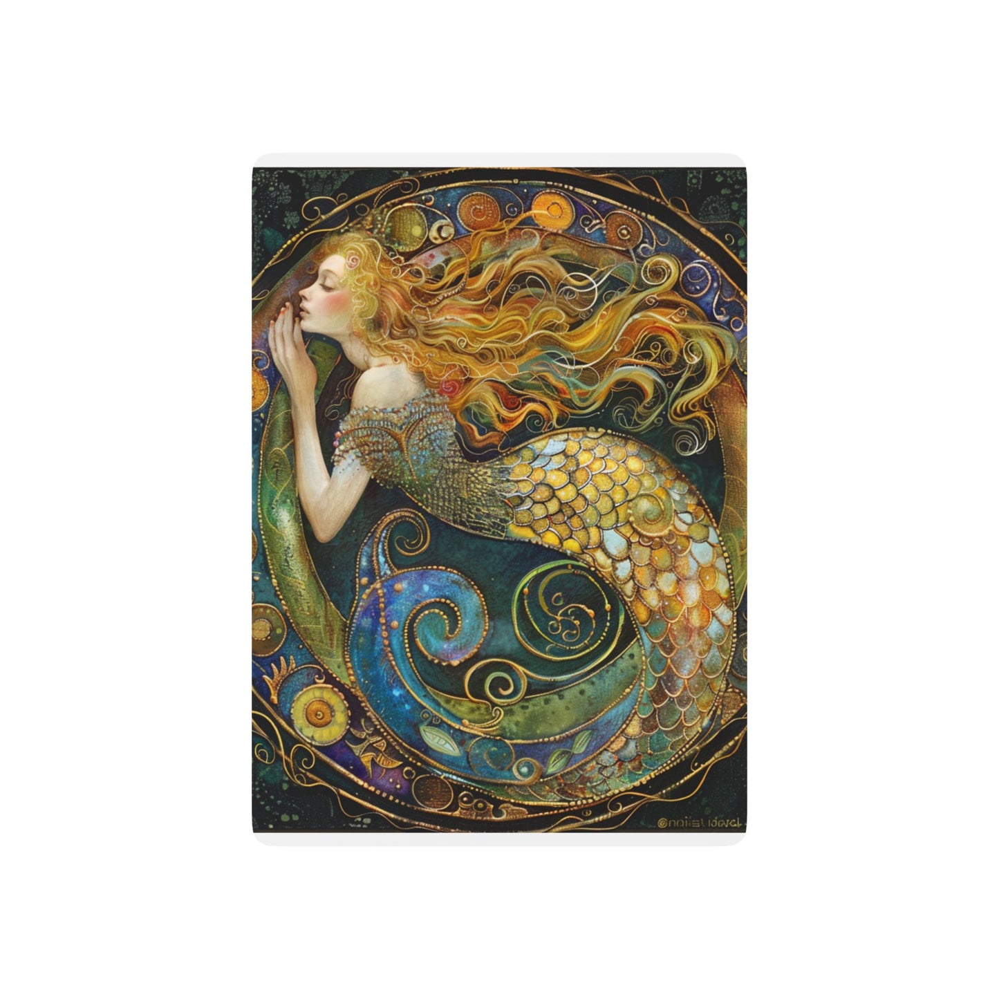 Mermaid-Inspired Playing Cards, Unique Poker Deck, Decorative Card Game, Gifts for Card Players, Fantasy Theme Accessories