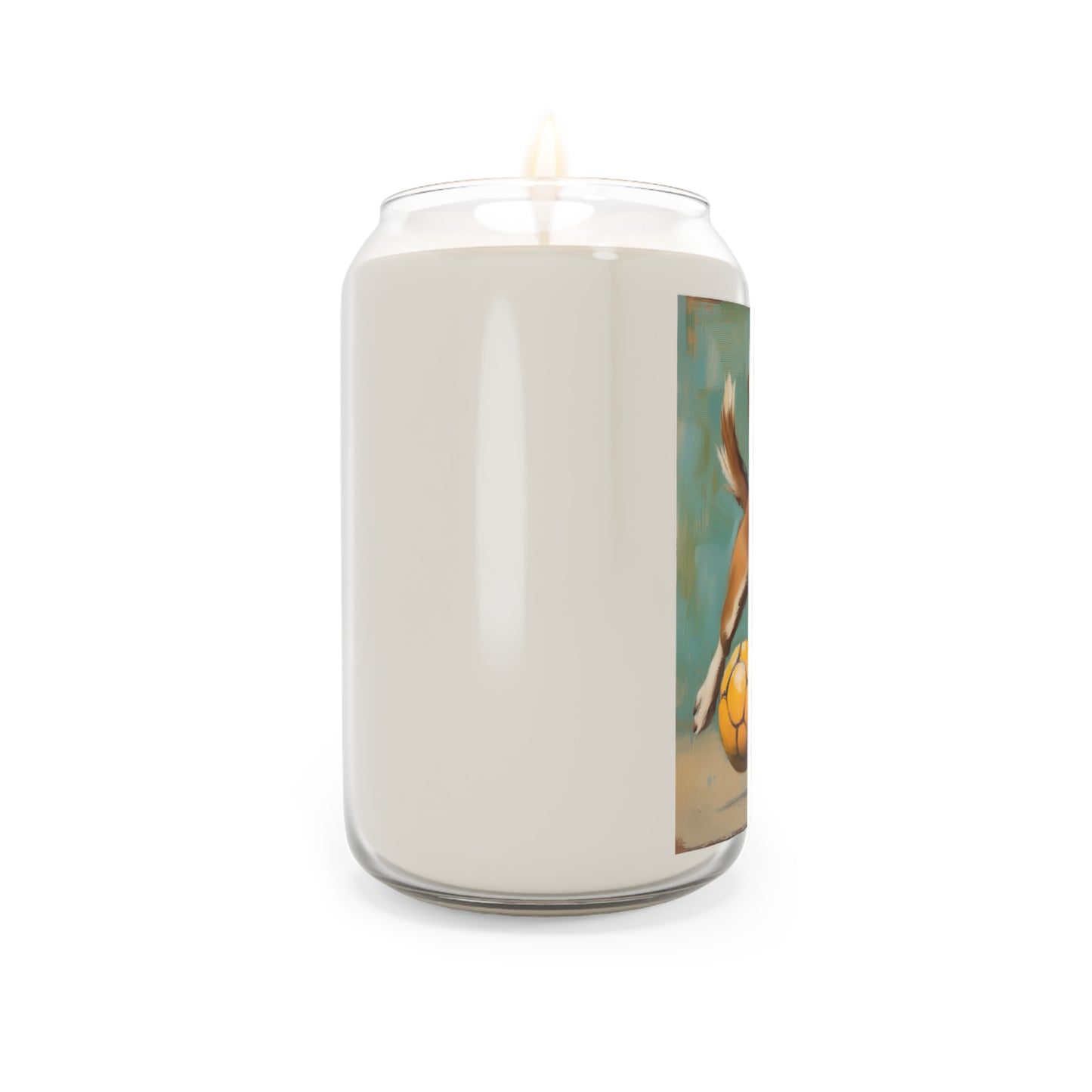 Playful Chihuahua with Pickleball  Candle | Scented Soy Candle 13.75oz
