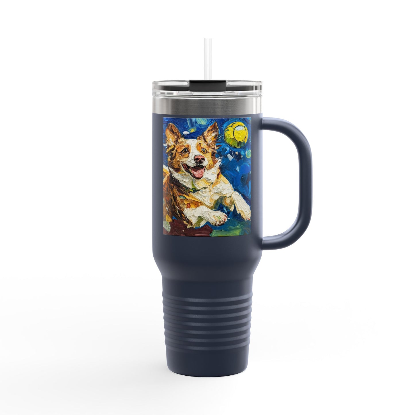 Australian Shepherd Lover's Insulated Travel Mug | 40oz | Perfect for Dog Owners | Unique Gifts | On-the-Go Drinkware