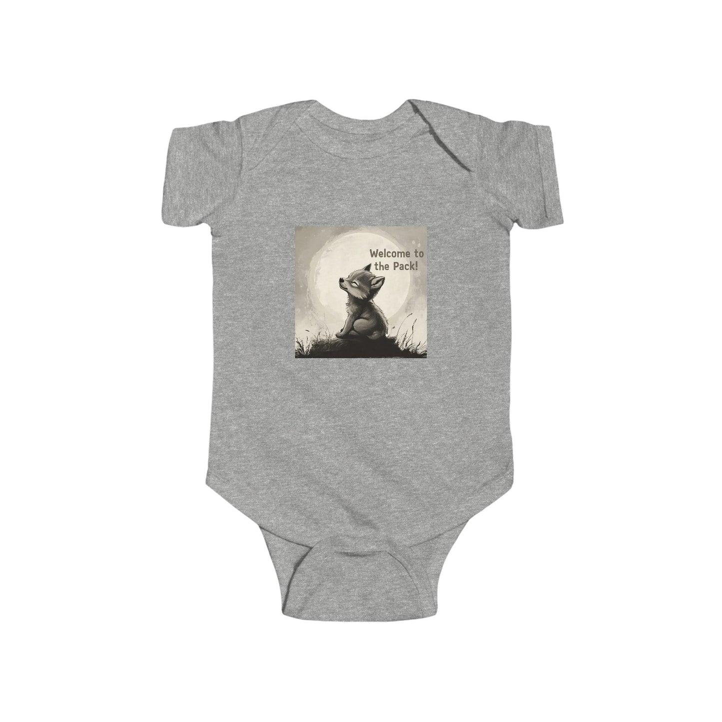 Welcome to the Pack Infant Bodysuit, Cute Baby Outfit, Newborn Gift, Baby Shower Gift, Fun Animal Theme Clothing