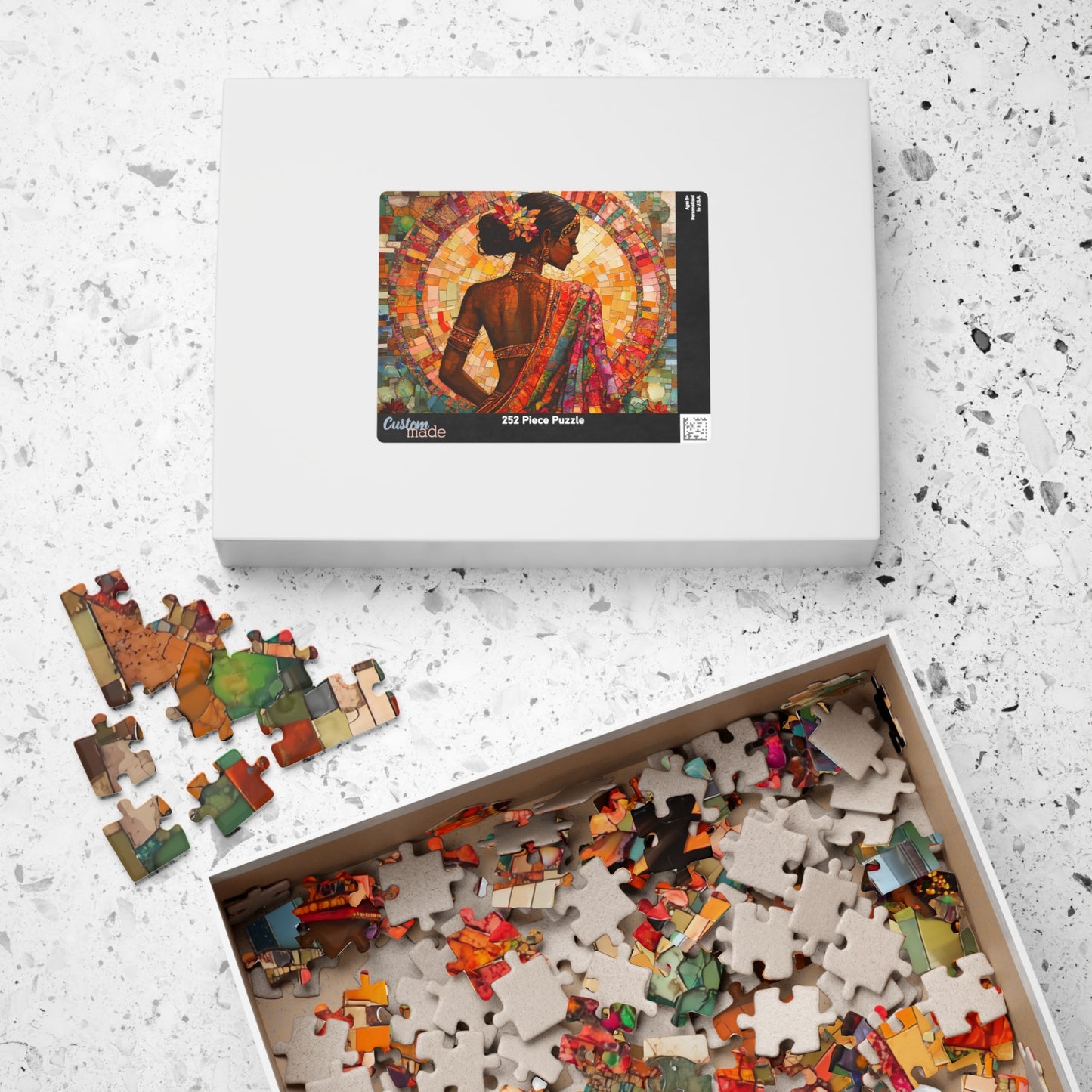 Boho Woman Garden Jigsaw Puzzle