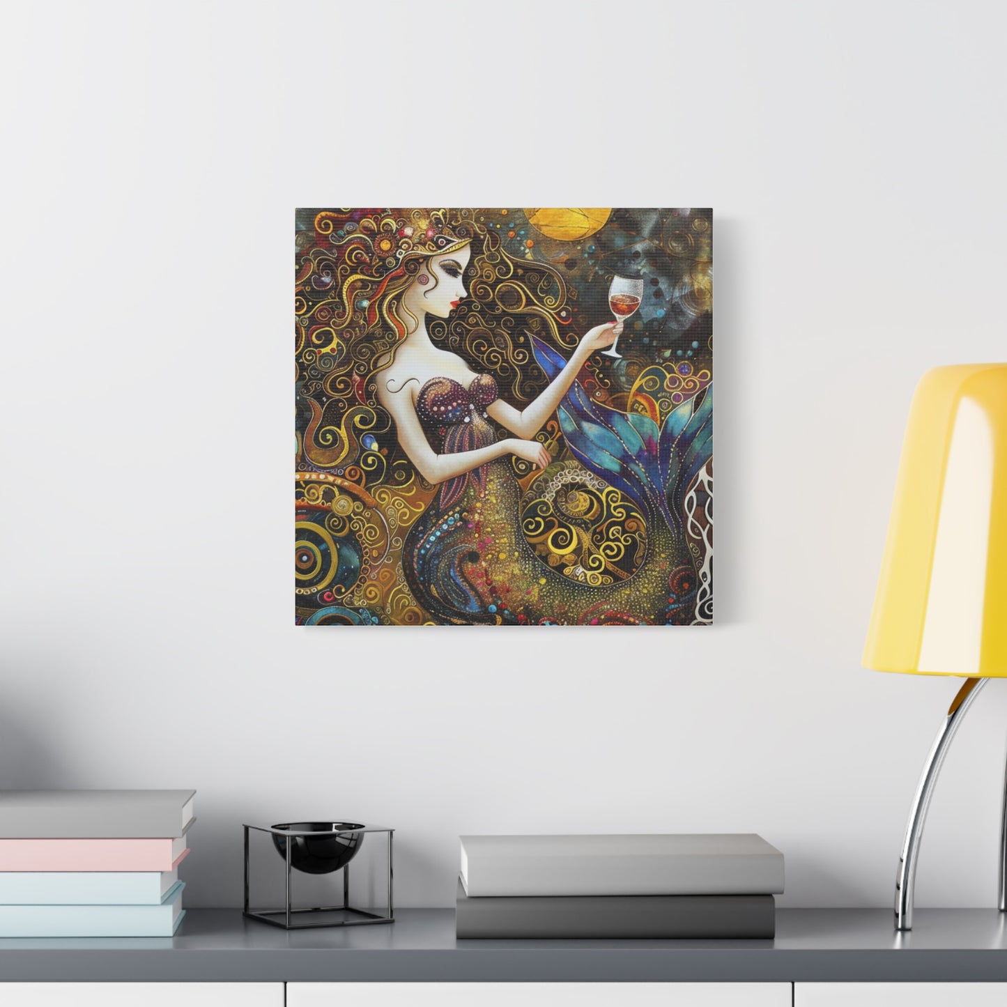 Whimsical Mermaid Art Canvas