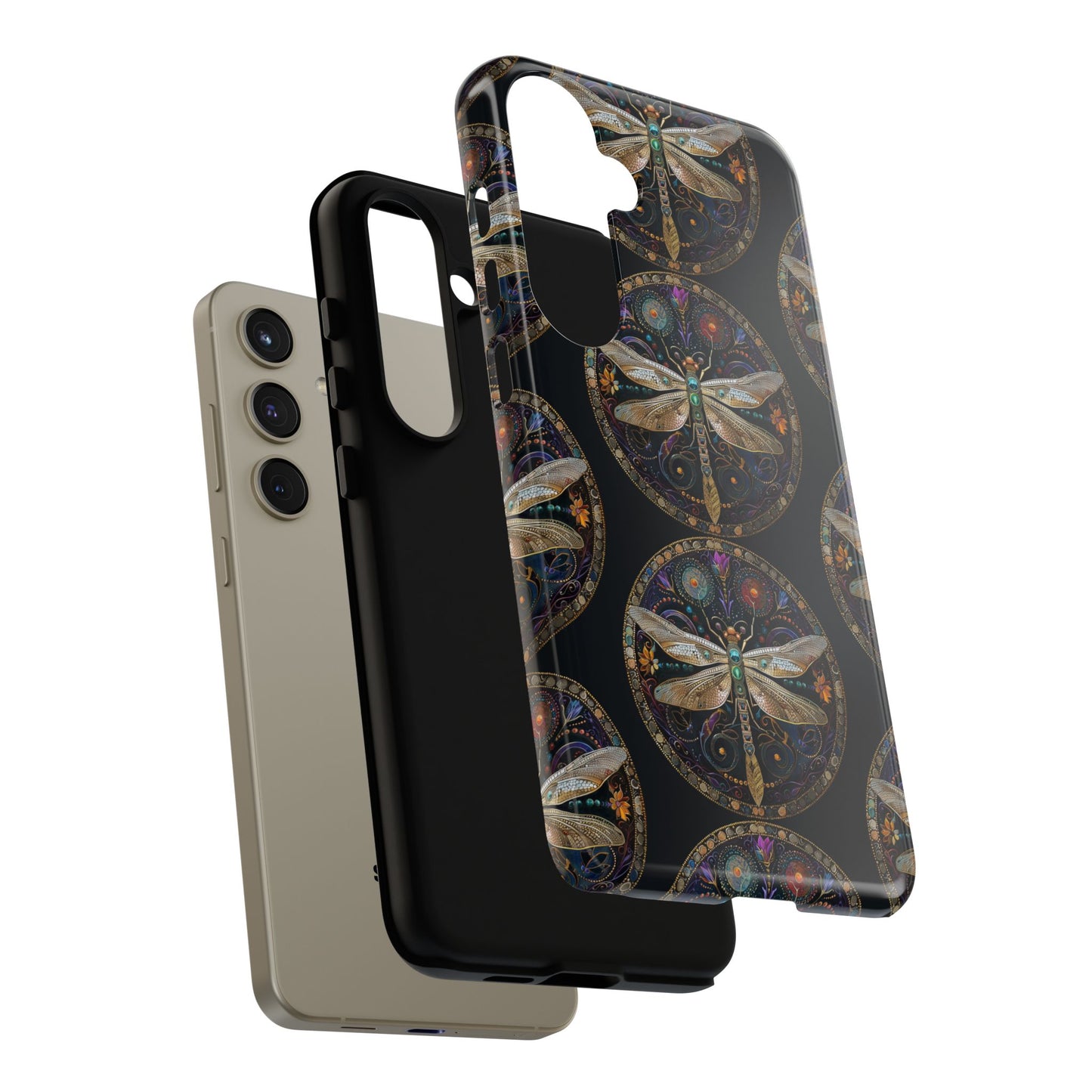 Dragonfly Phone Case, Tough Phone Cover, Artistic Cell Phone Accessory, Gift for Nature Lovers, Unique Phone Protector