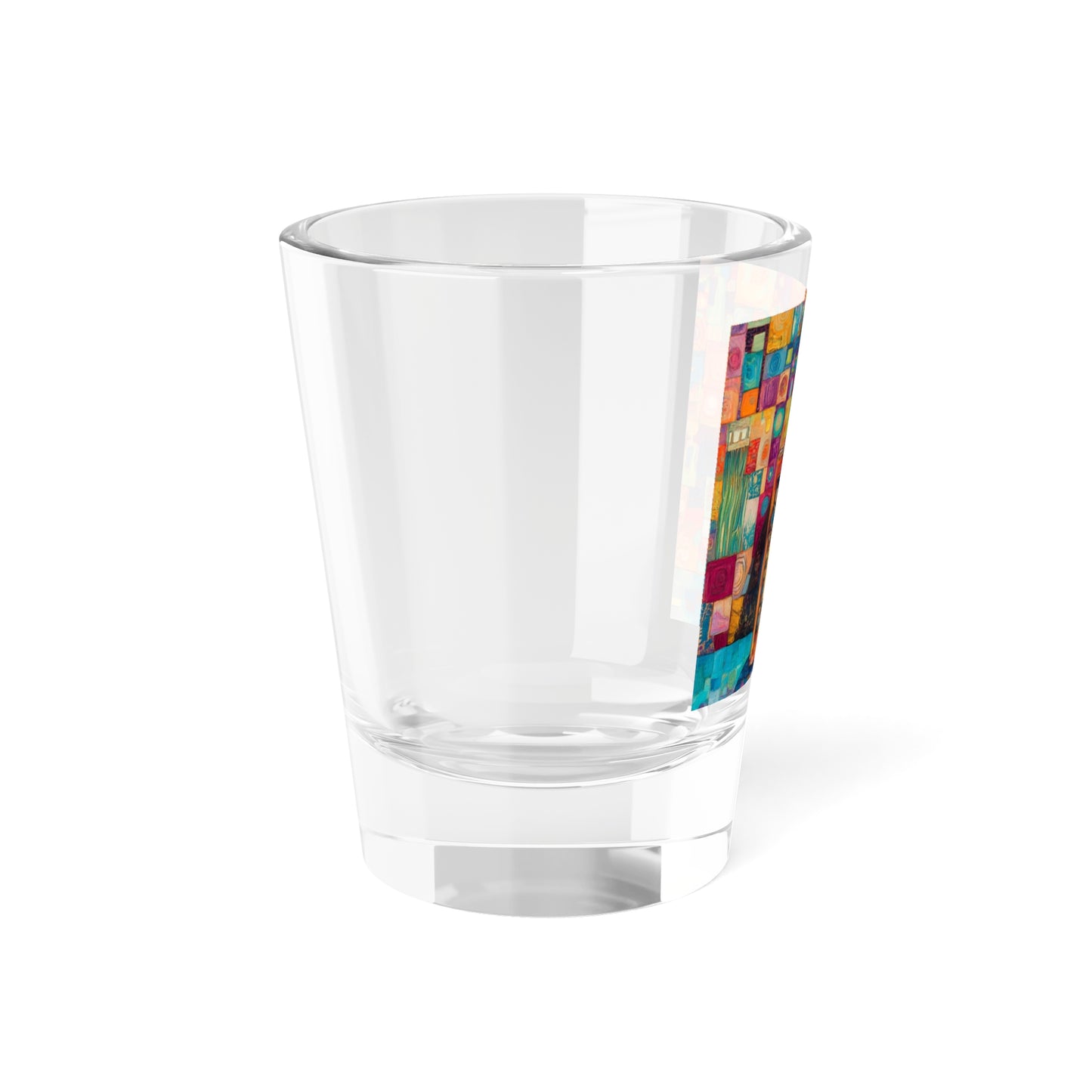Happy New Year 2026 Tequila Colorful Bottle Shot Glass | 1.5oz