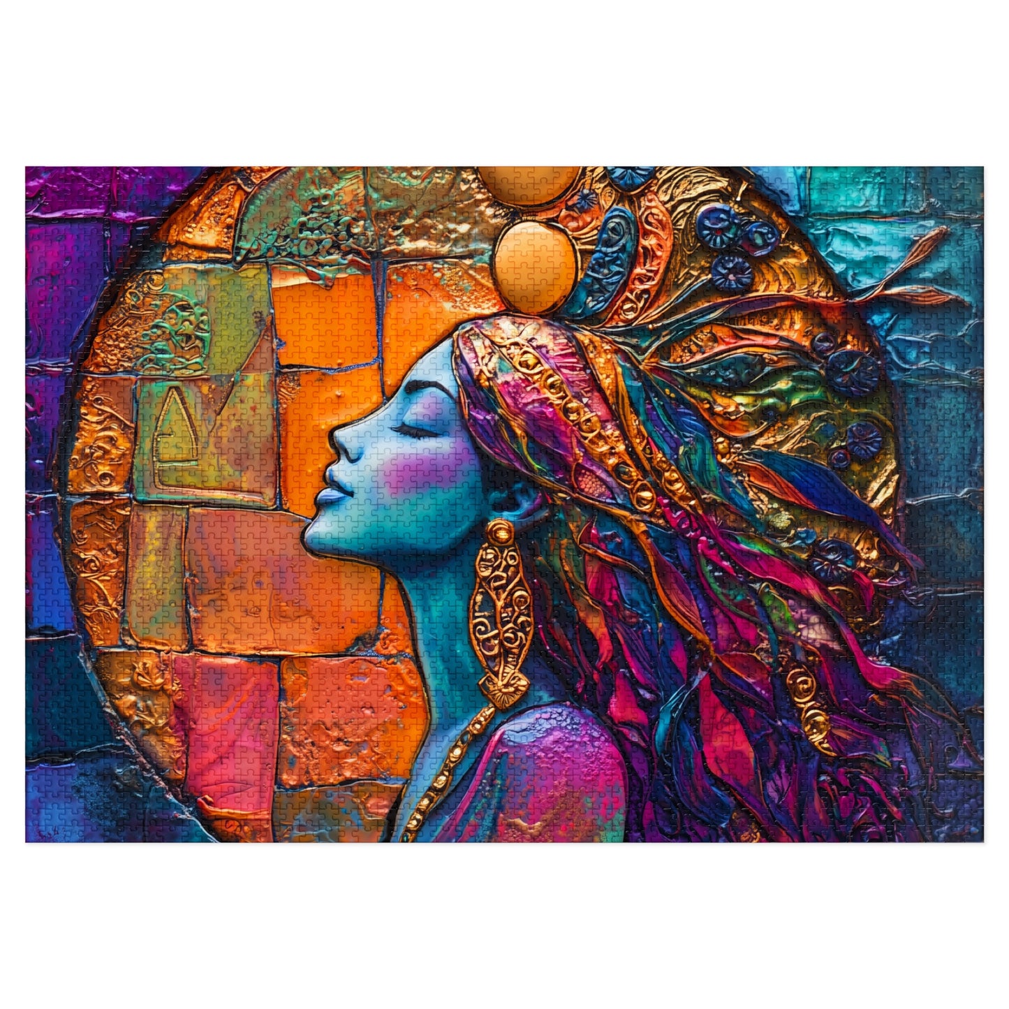 Bohemian Goddess Artwork Jigsaw Puzzle