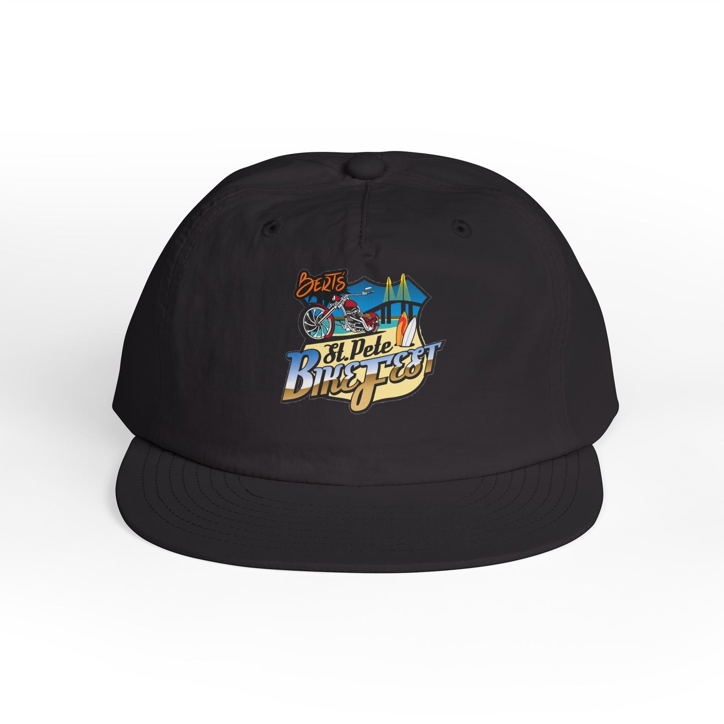 St Pete Fl Bike Fest Surf Cap for Beach Lovers | Adjustable Sun Hat | Summer Vacation Essential, Surfing Gift, Beach Party Gear, Relaxed Style, Outdoor Adventure