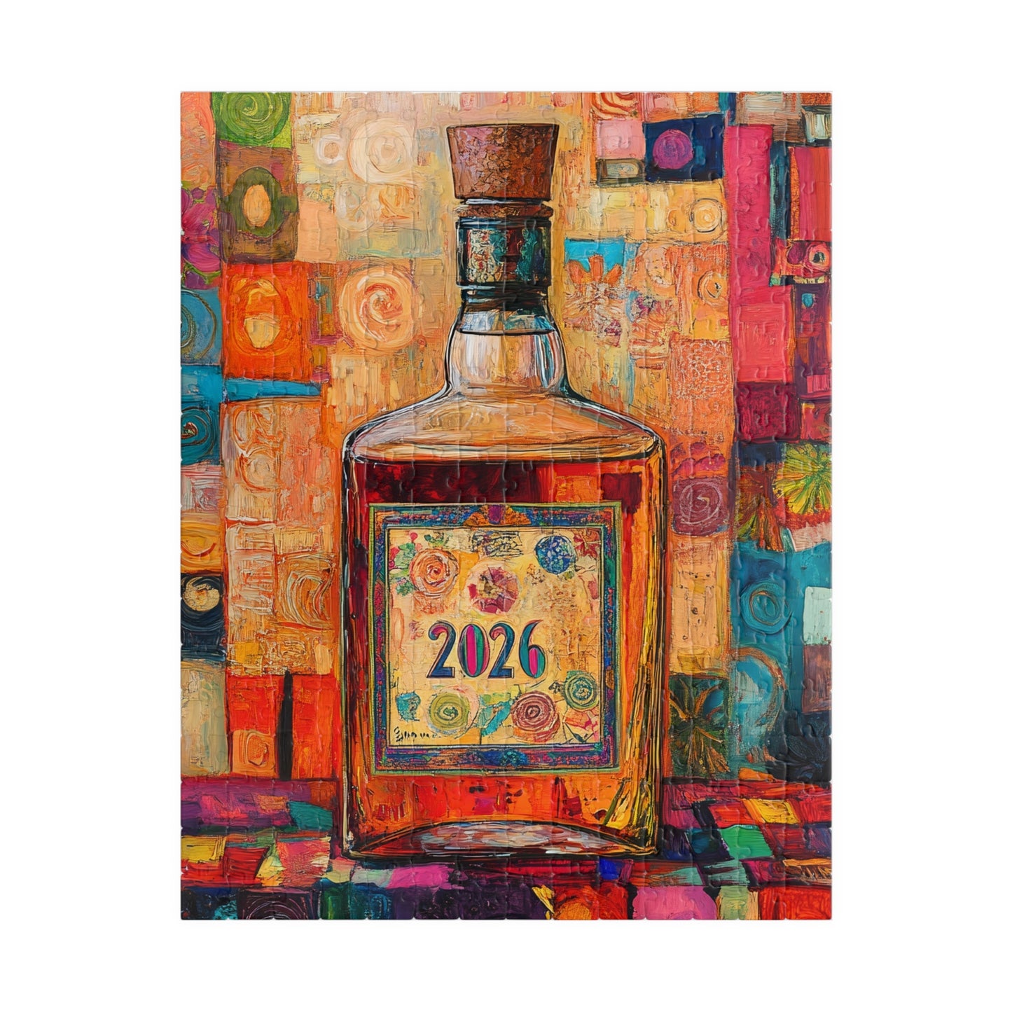 Happy New Year 2026 Tequila Bottle 2026 Puzzle
