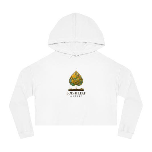 Bodhi Leaf Market Cropped Hoodie