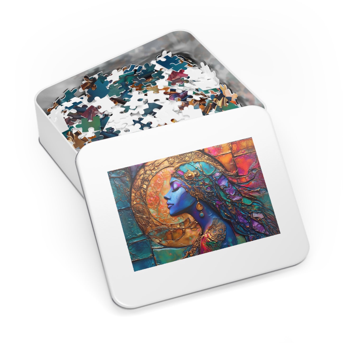 Bohemian Moon Goddess Jigsaw Puzzle